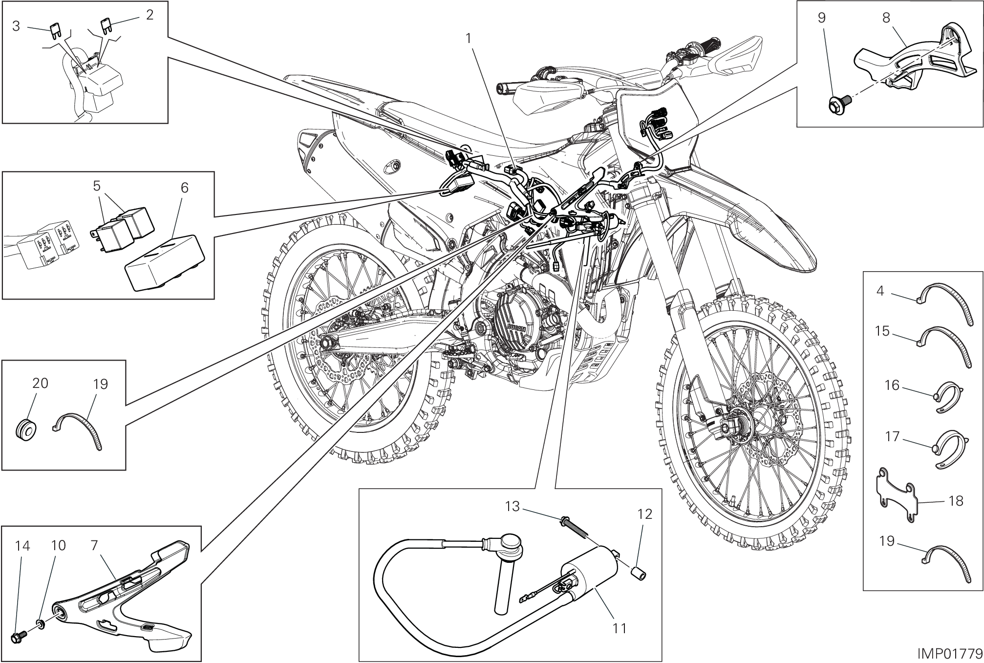 Circuit électrique vehicule