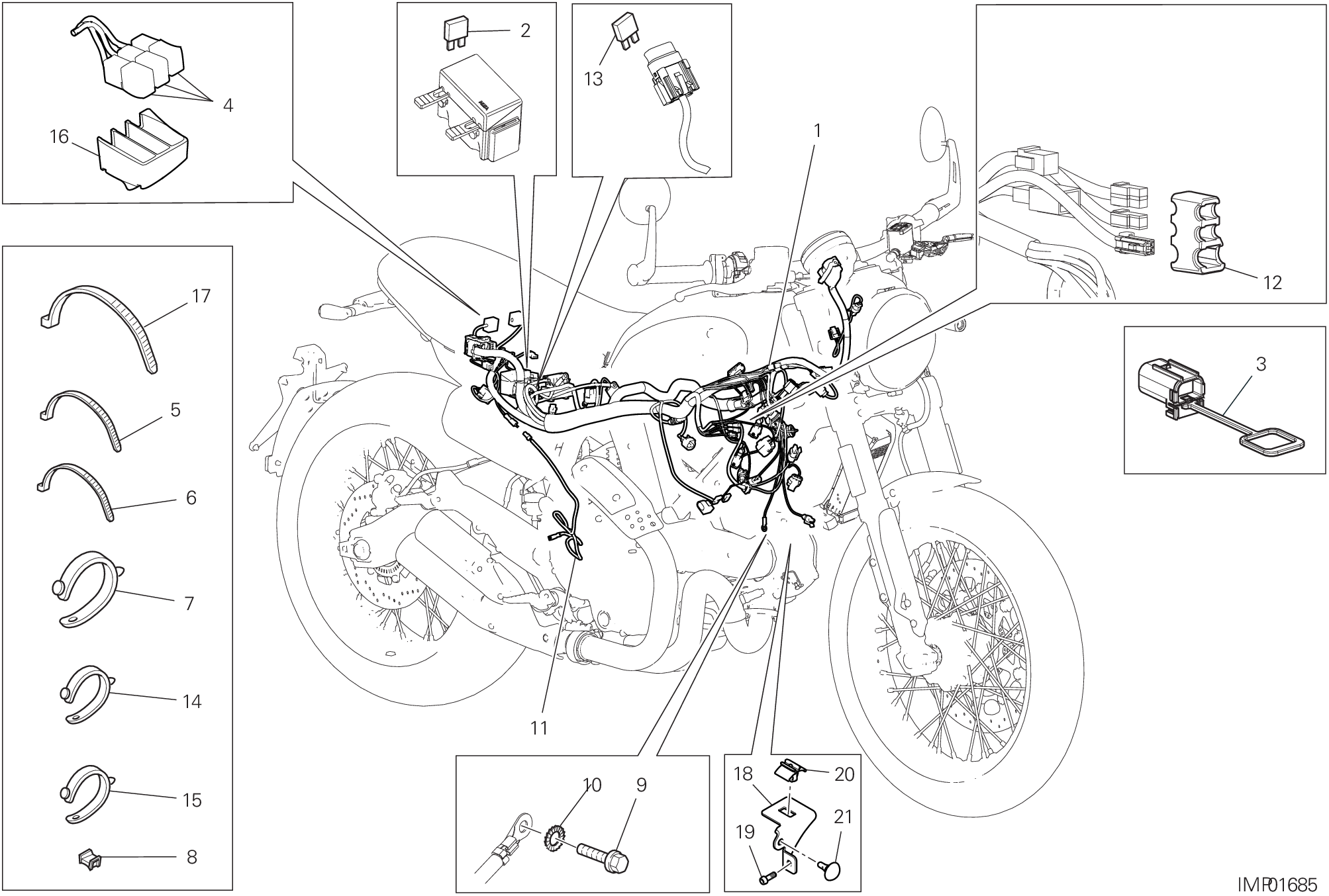 Circuit électrique vehicule