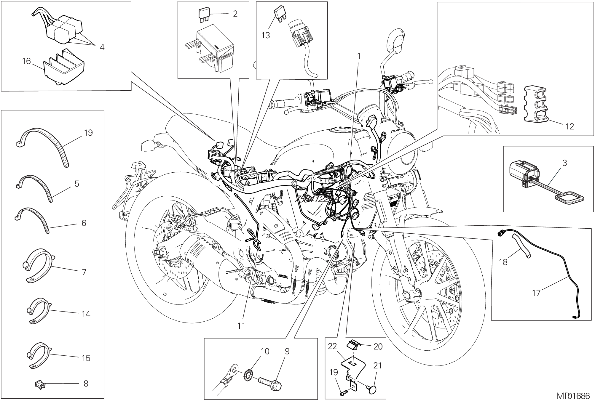 Circuit électrique vehicule