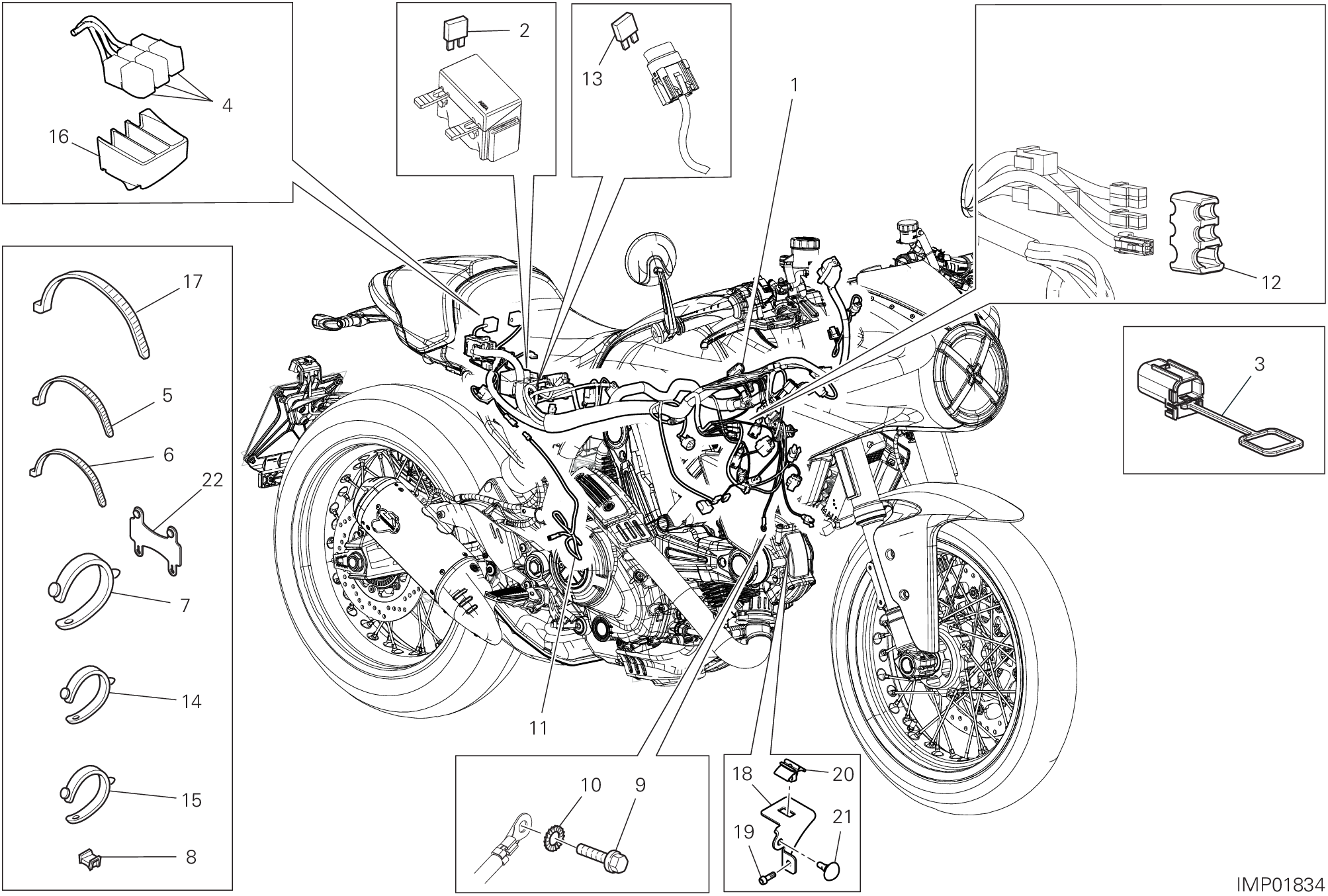 Circuit électrique vehicule
