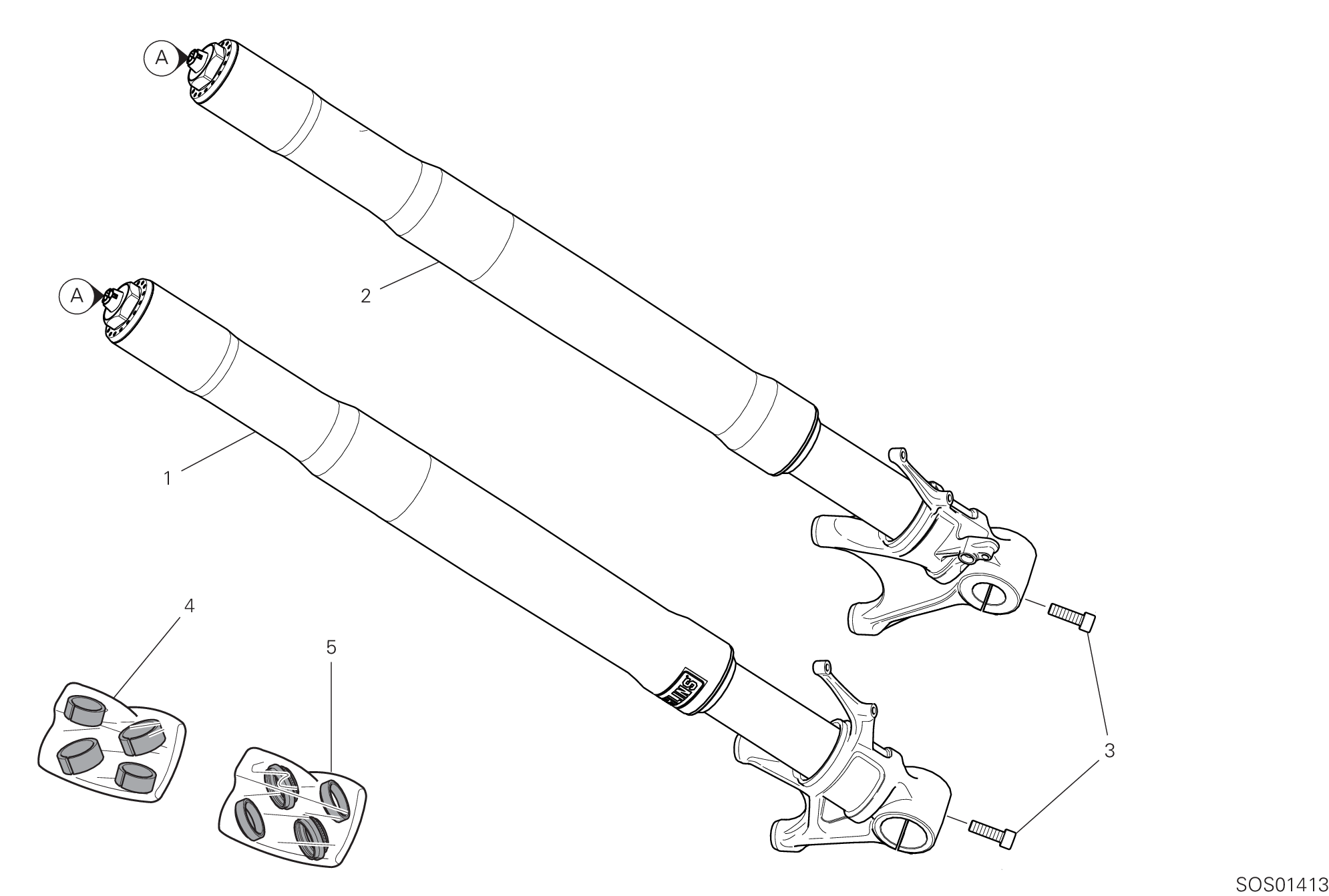 Fourche avant