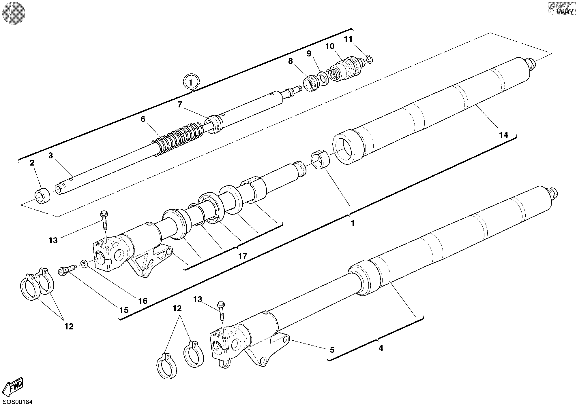 Fourche avant