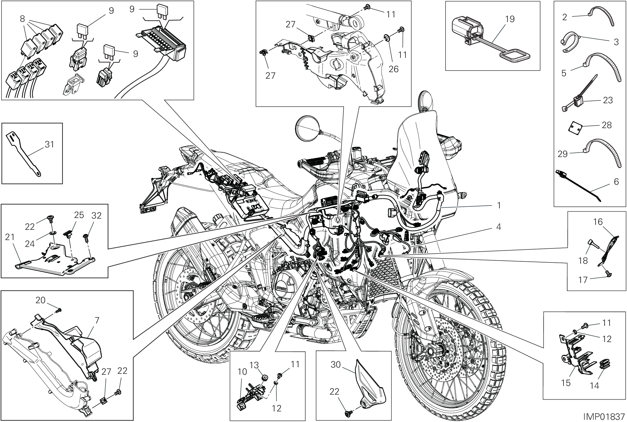 Circuit électrique vehicule