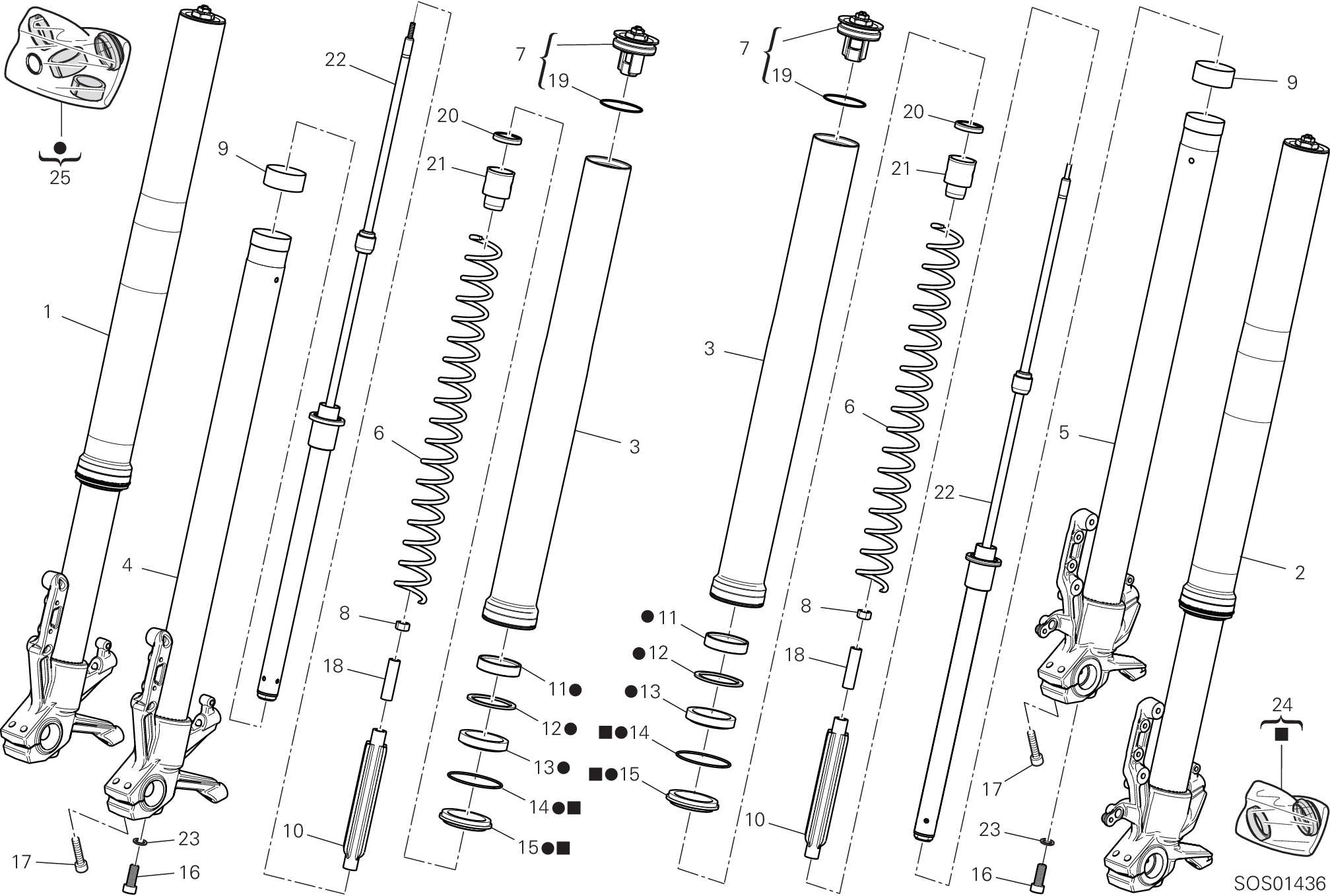 Fourche avant