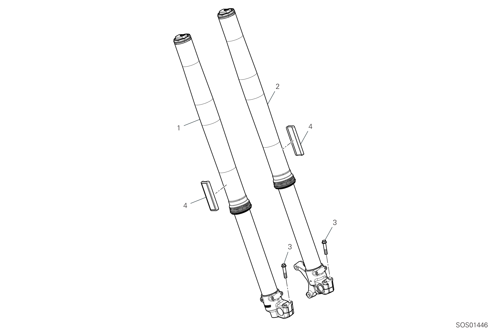 Fourche avant