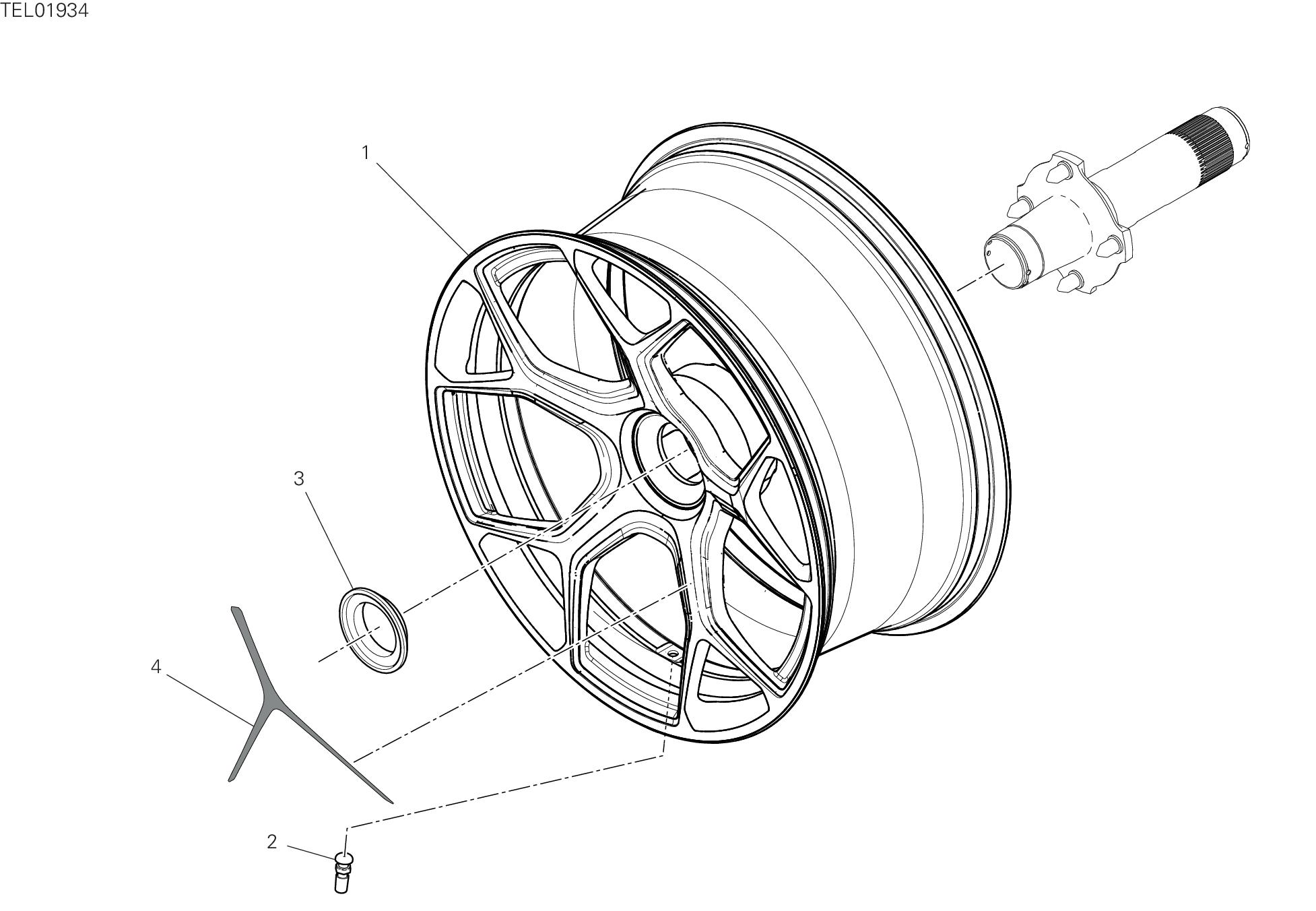 Roue arrière
