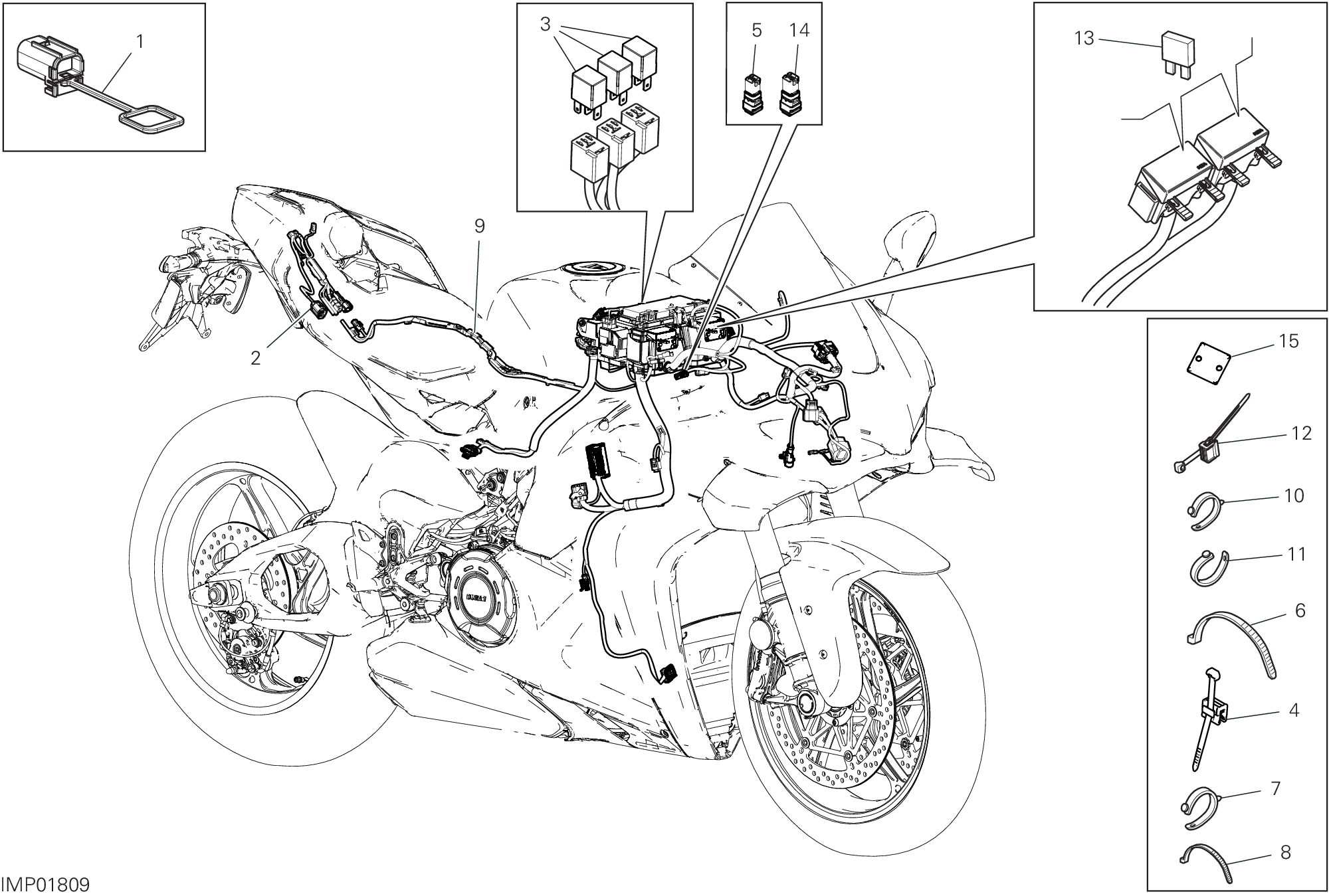 Circuit électrique vehicule