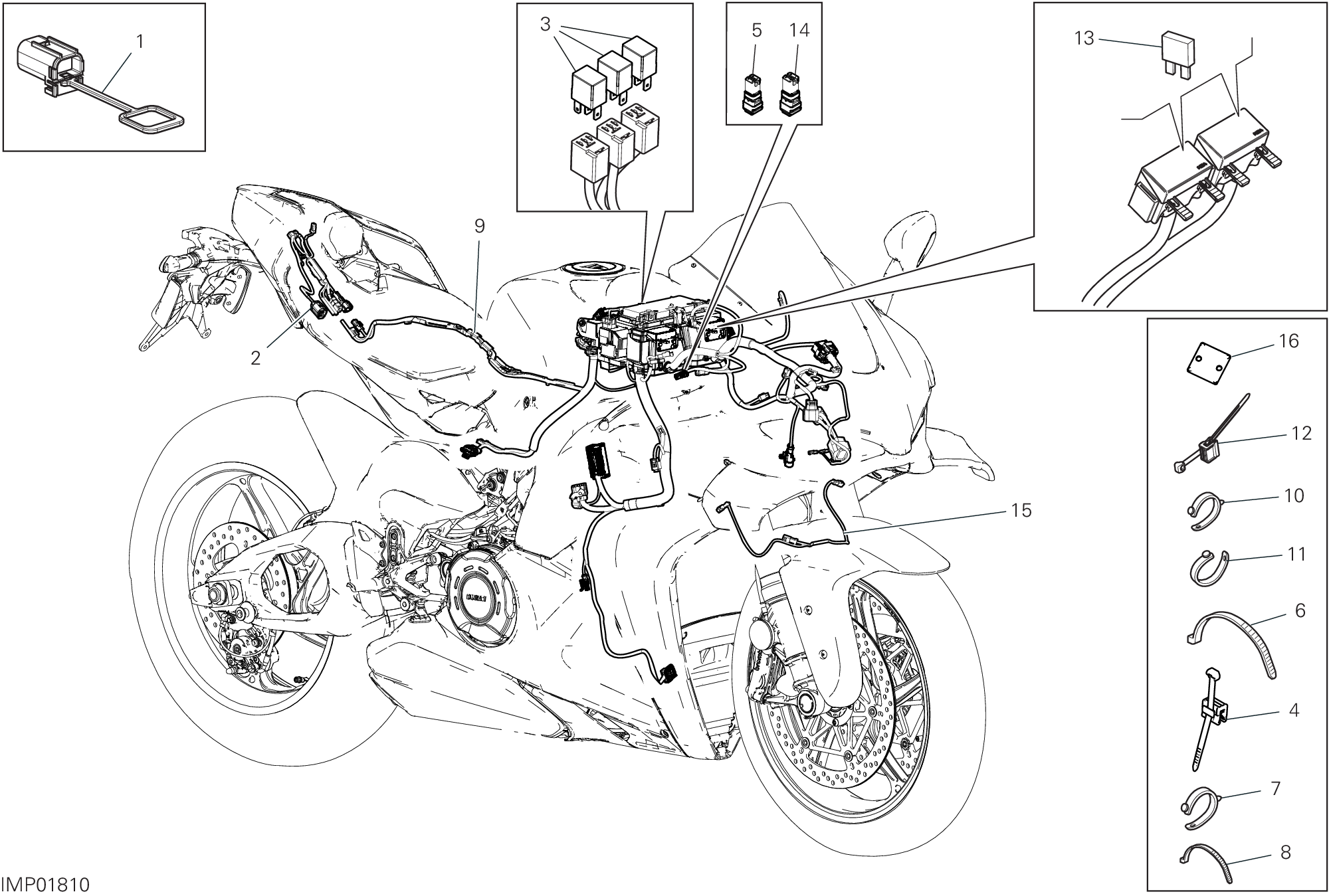 Circuit électrique vehicule