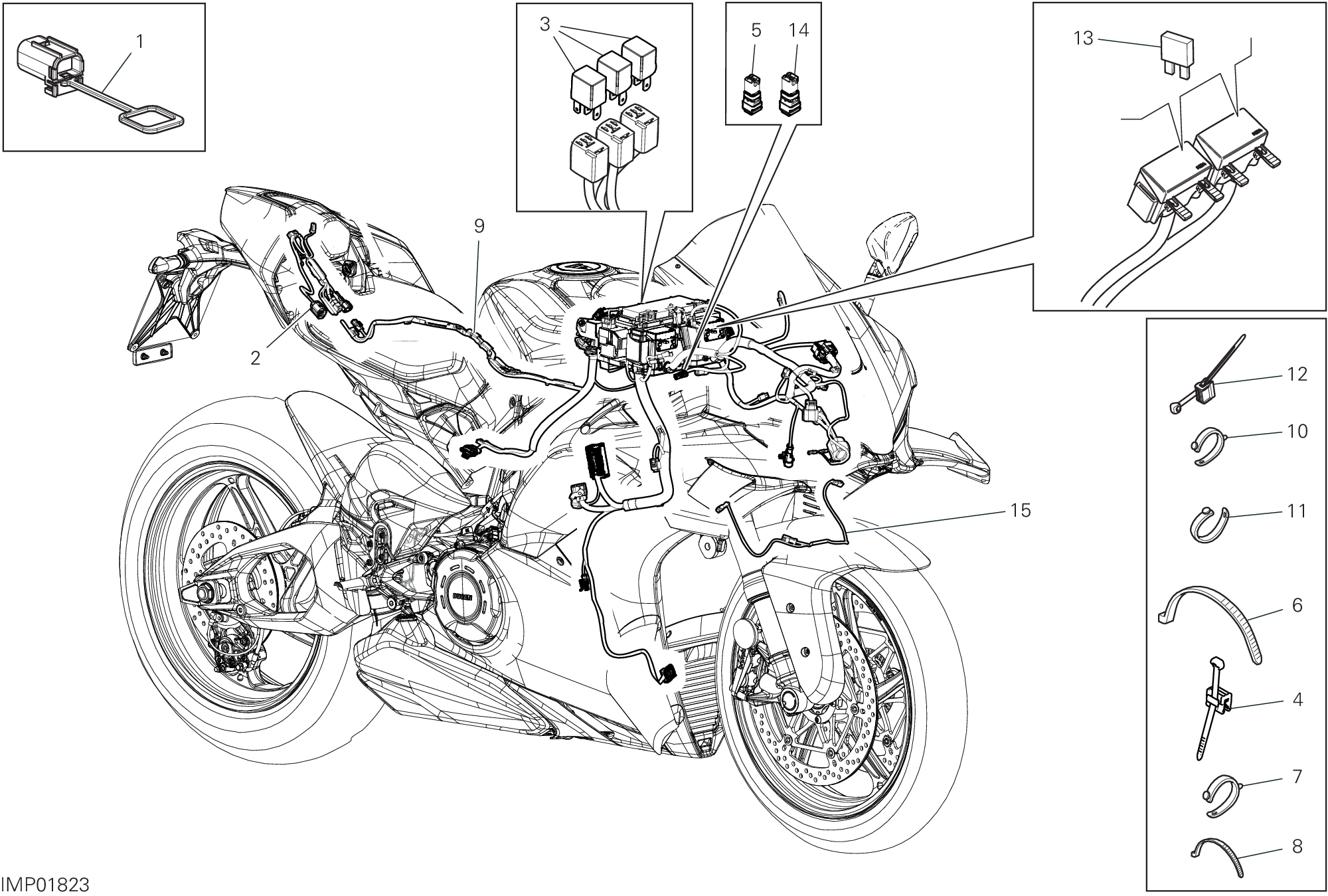 Circuit électrique vehicule
