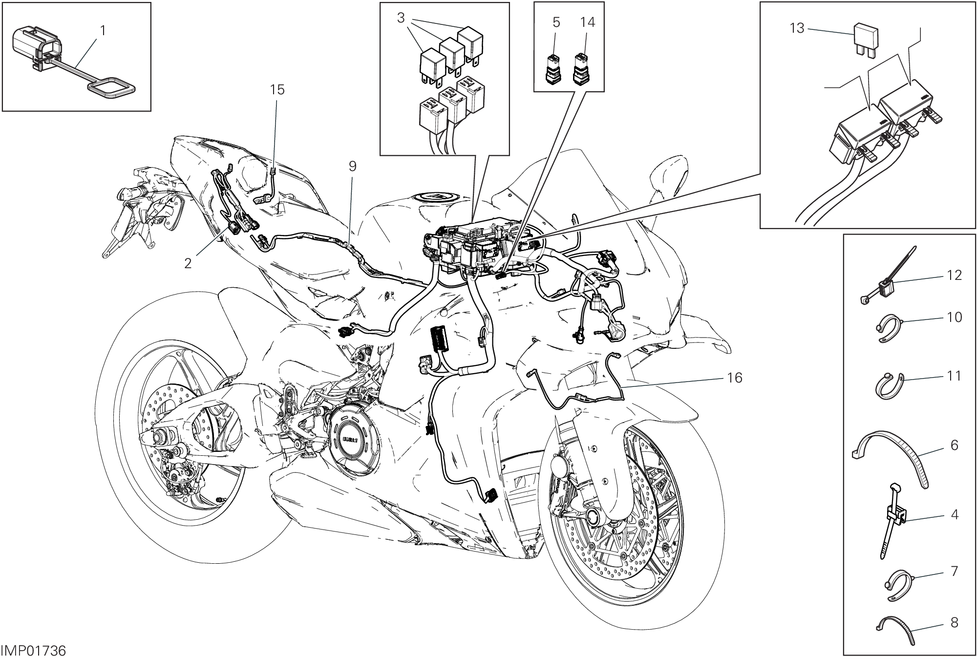 Circuit électrique vehicule
