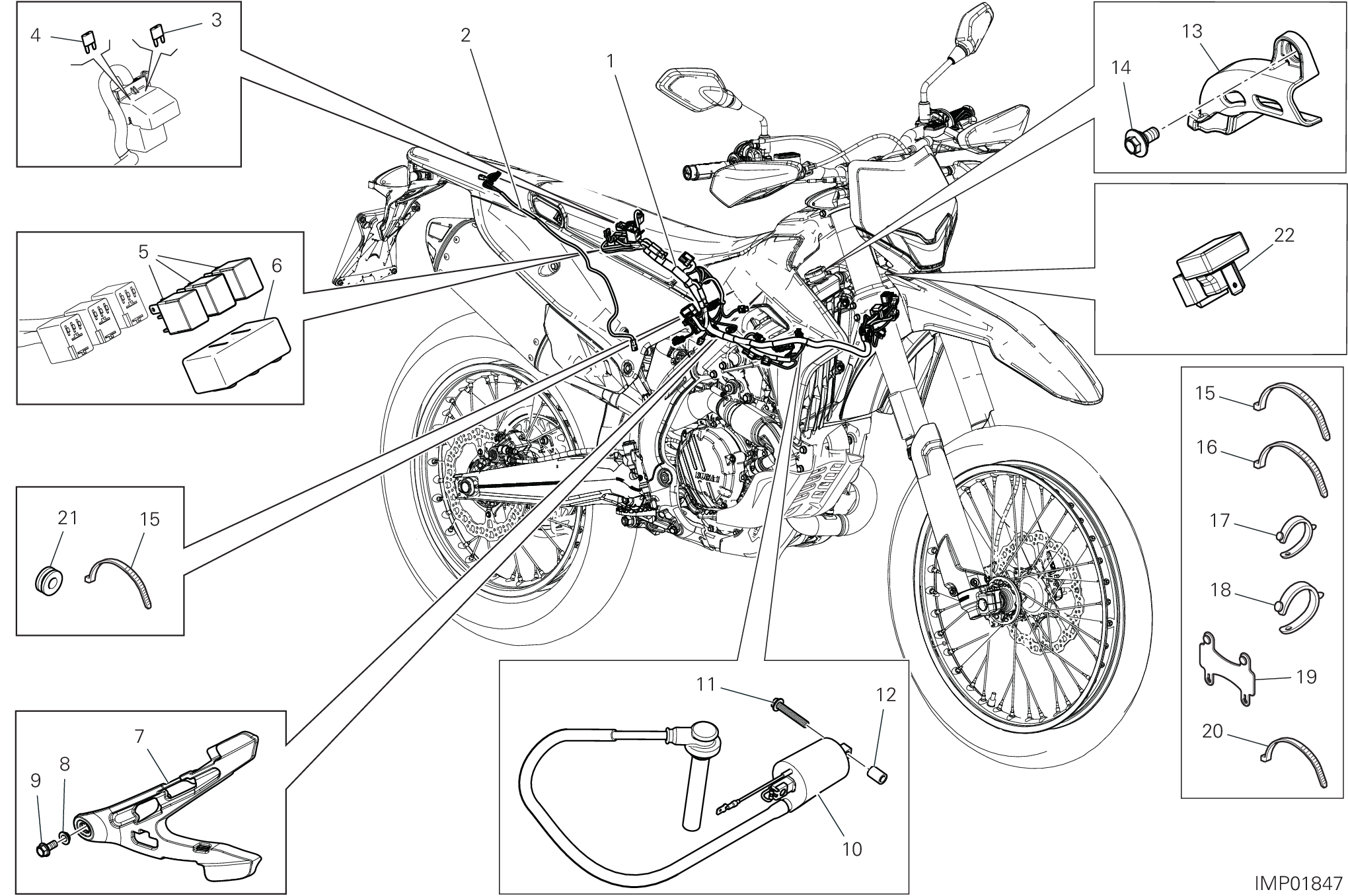 Circuit électrique vehicule