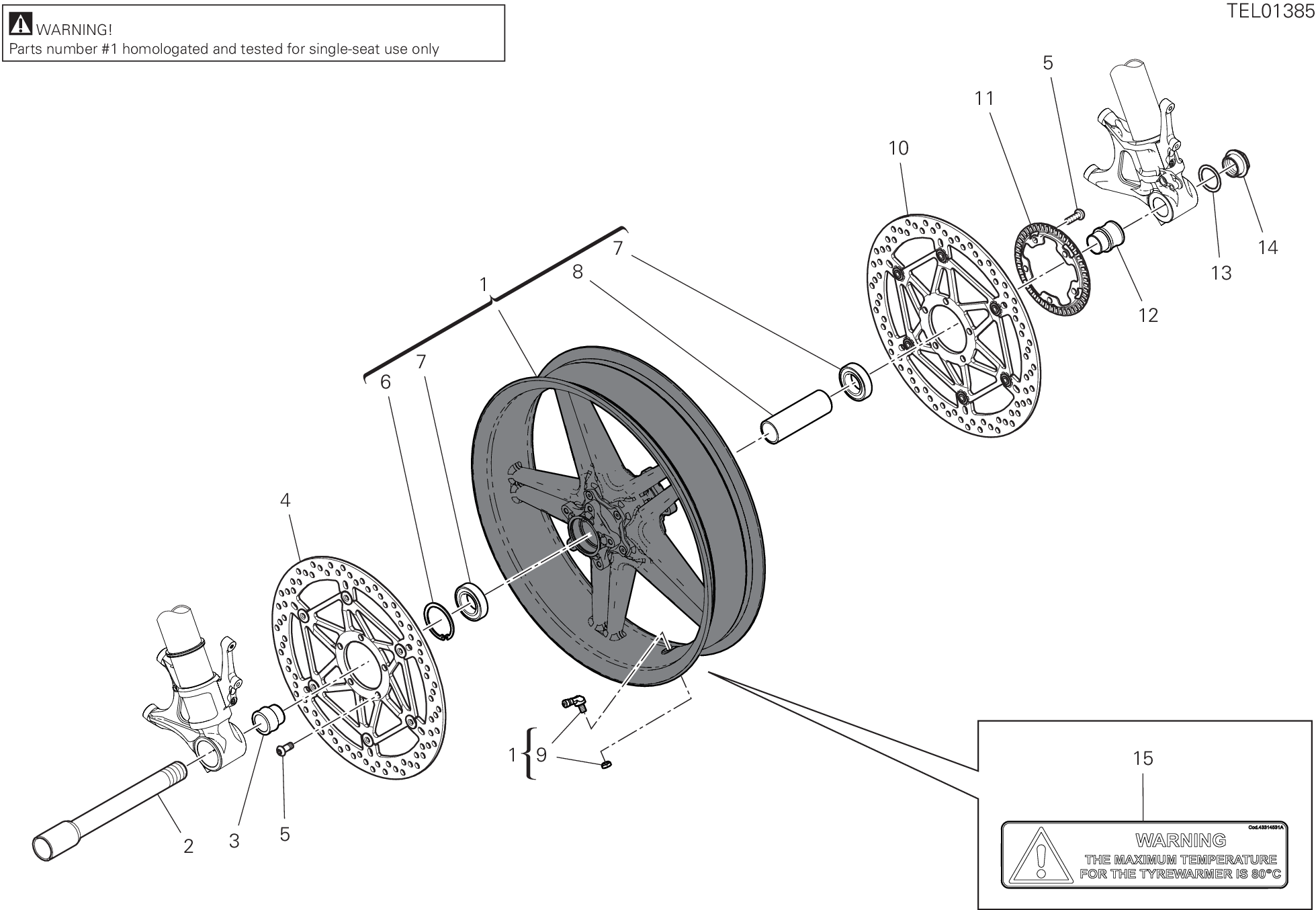Roue avant