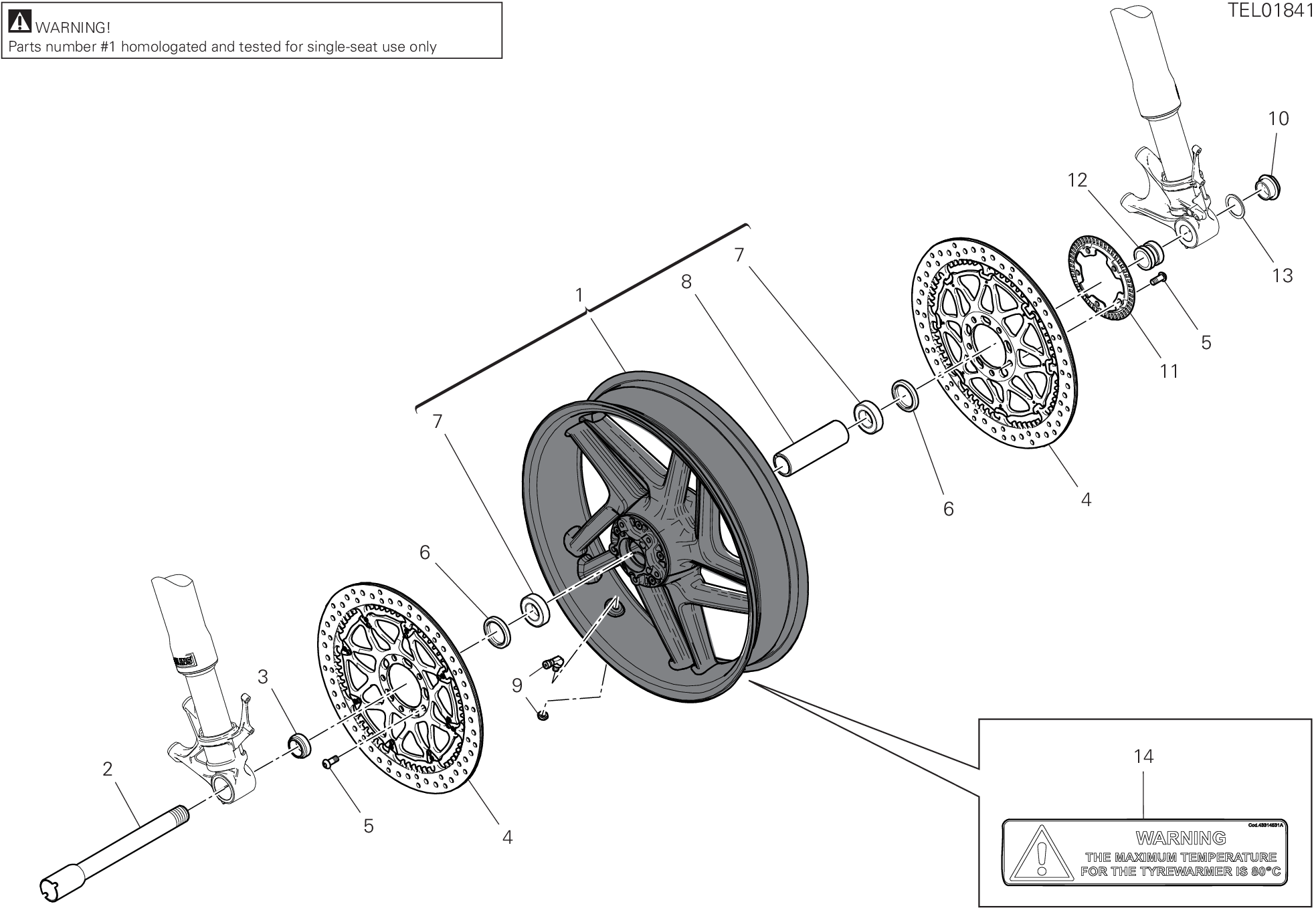 Roue avant