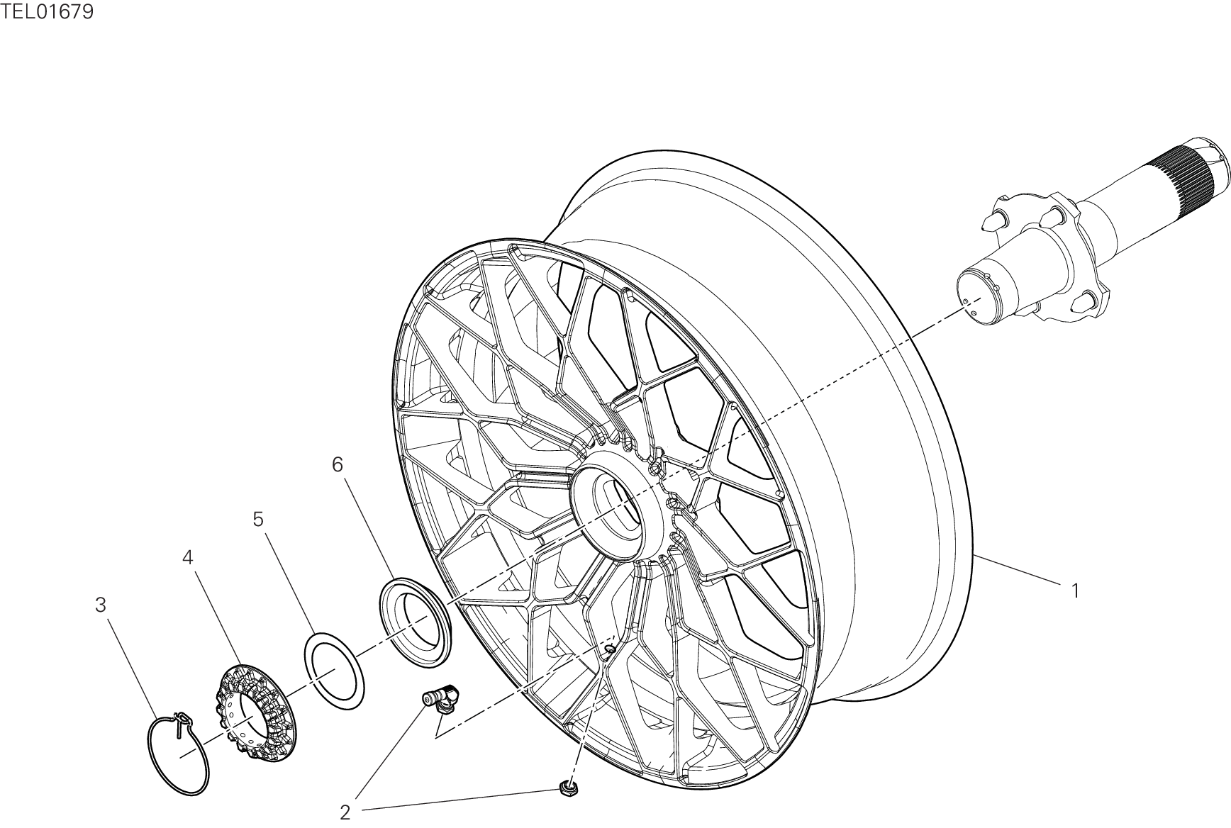 Roue arrière
