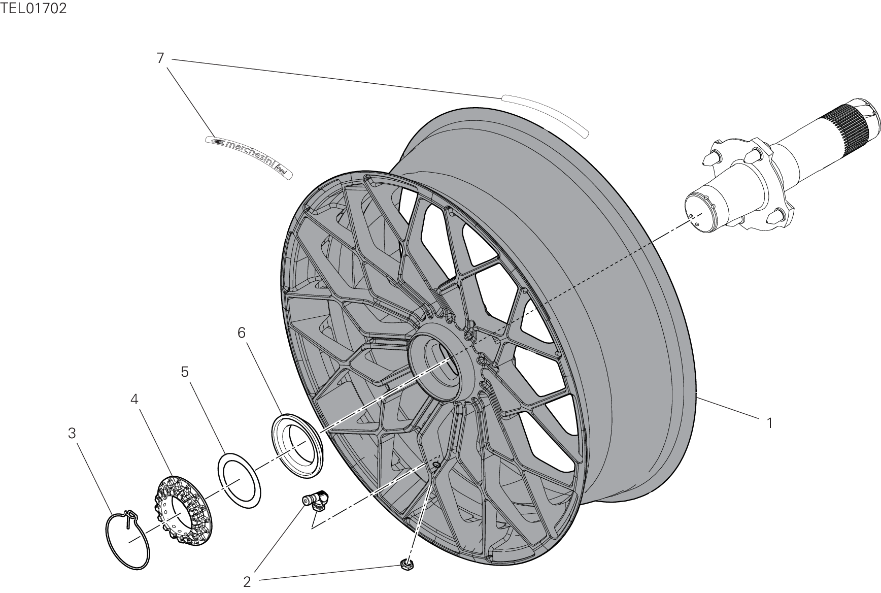 Roue arrière