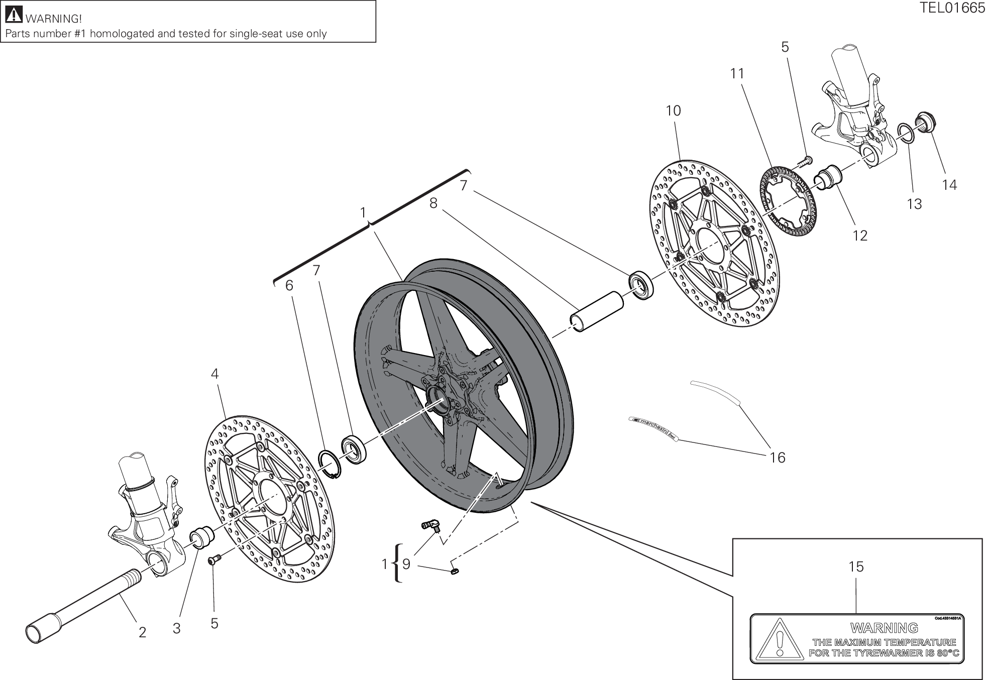 Roue avant