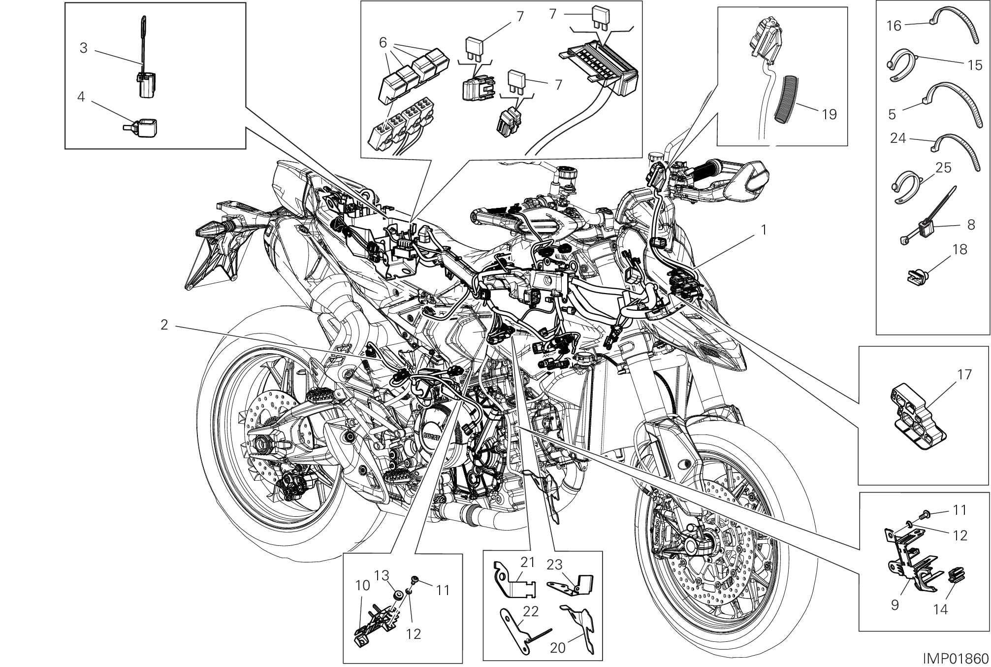 Circuit électrique vehicule