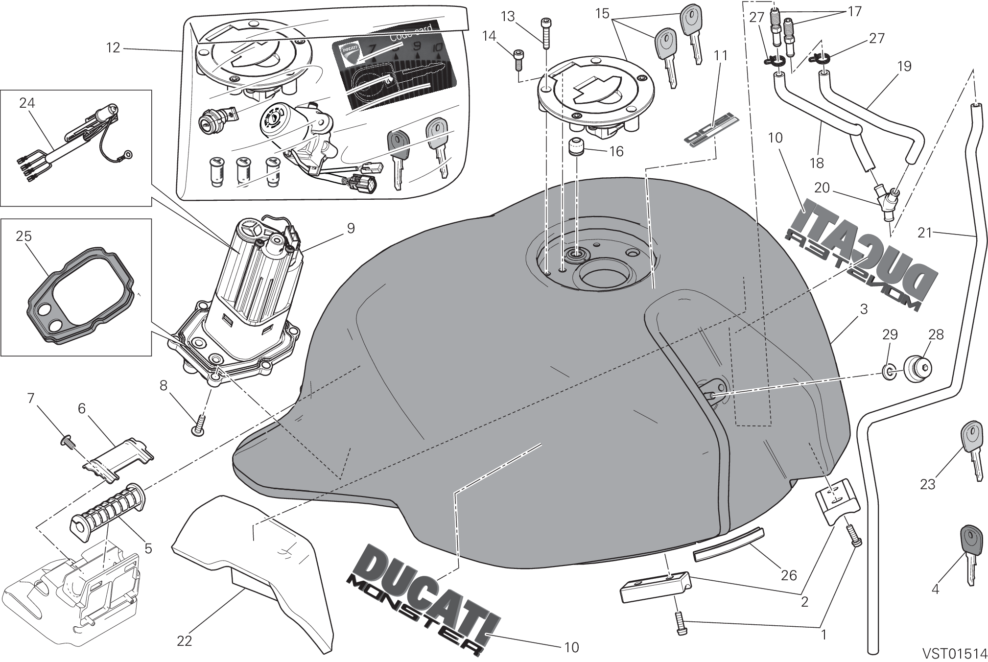 Réservoir carburant