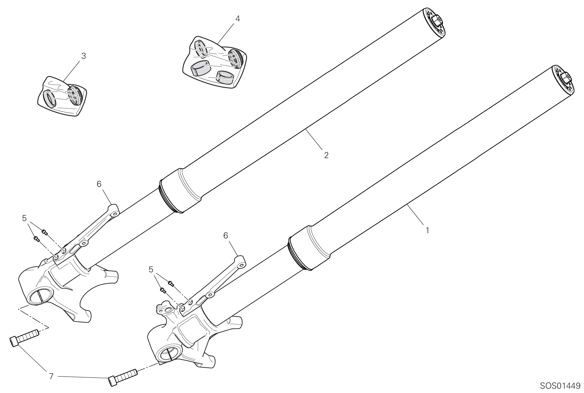 Fourche avant