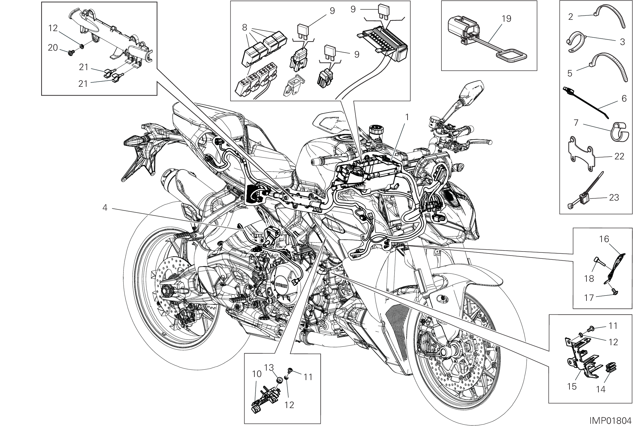 Circuit électrique vehicule