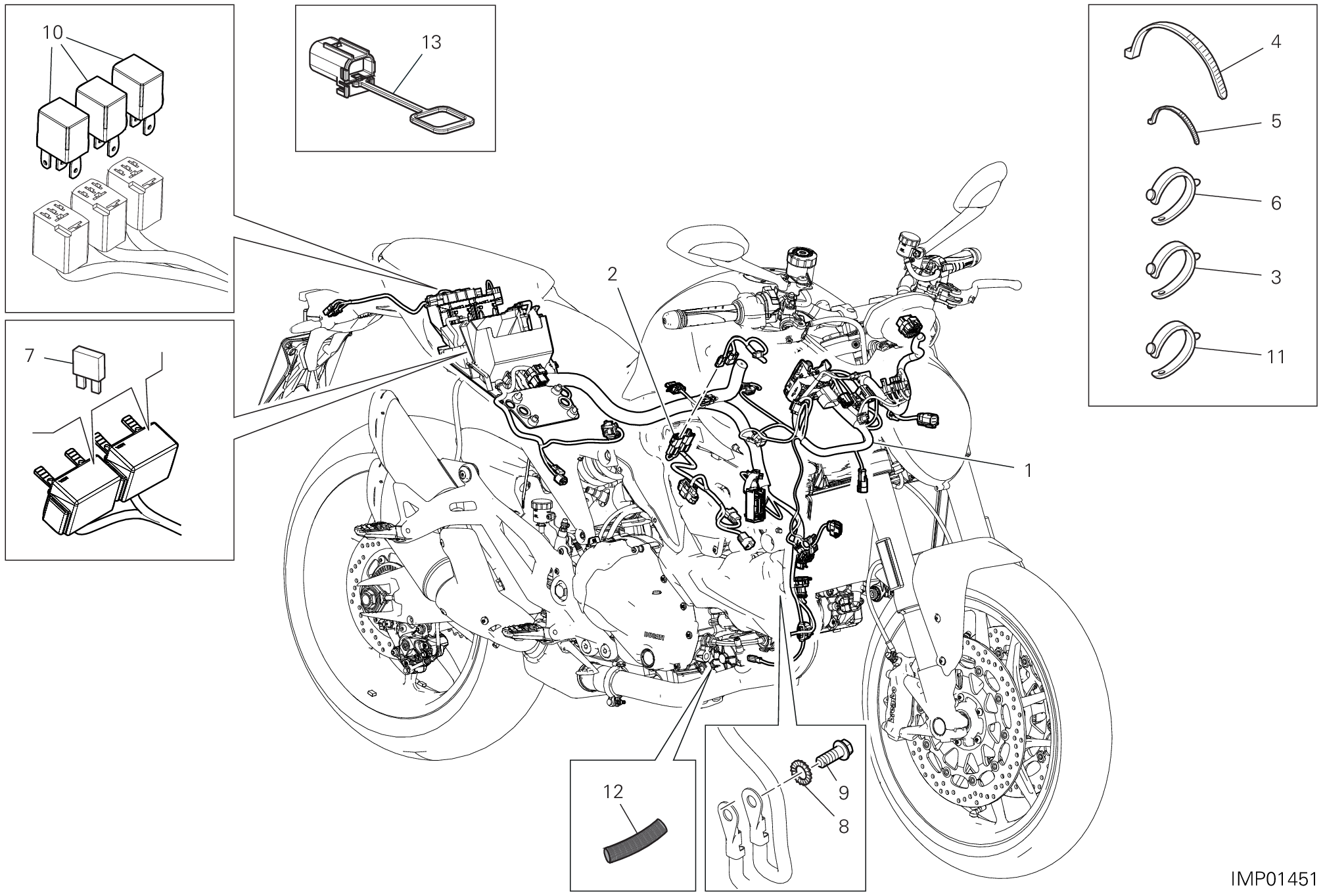 Circuit électrique vehicule