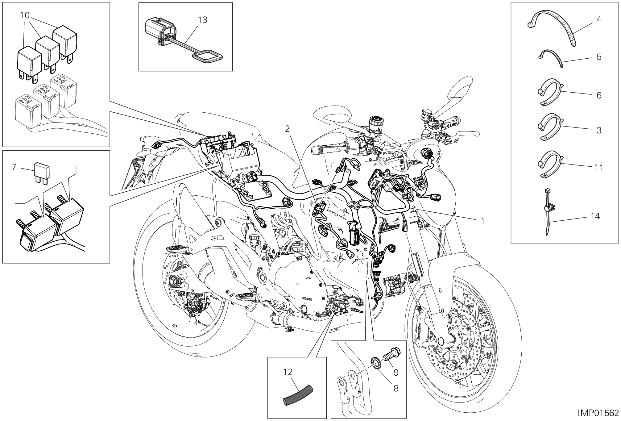 Circuit électrique vehicule