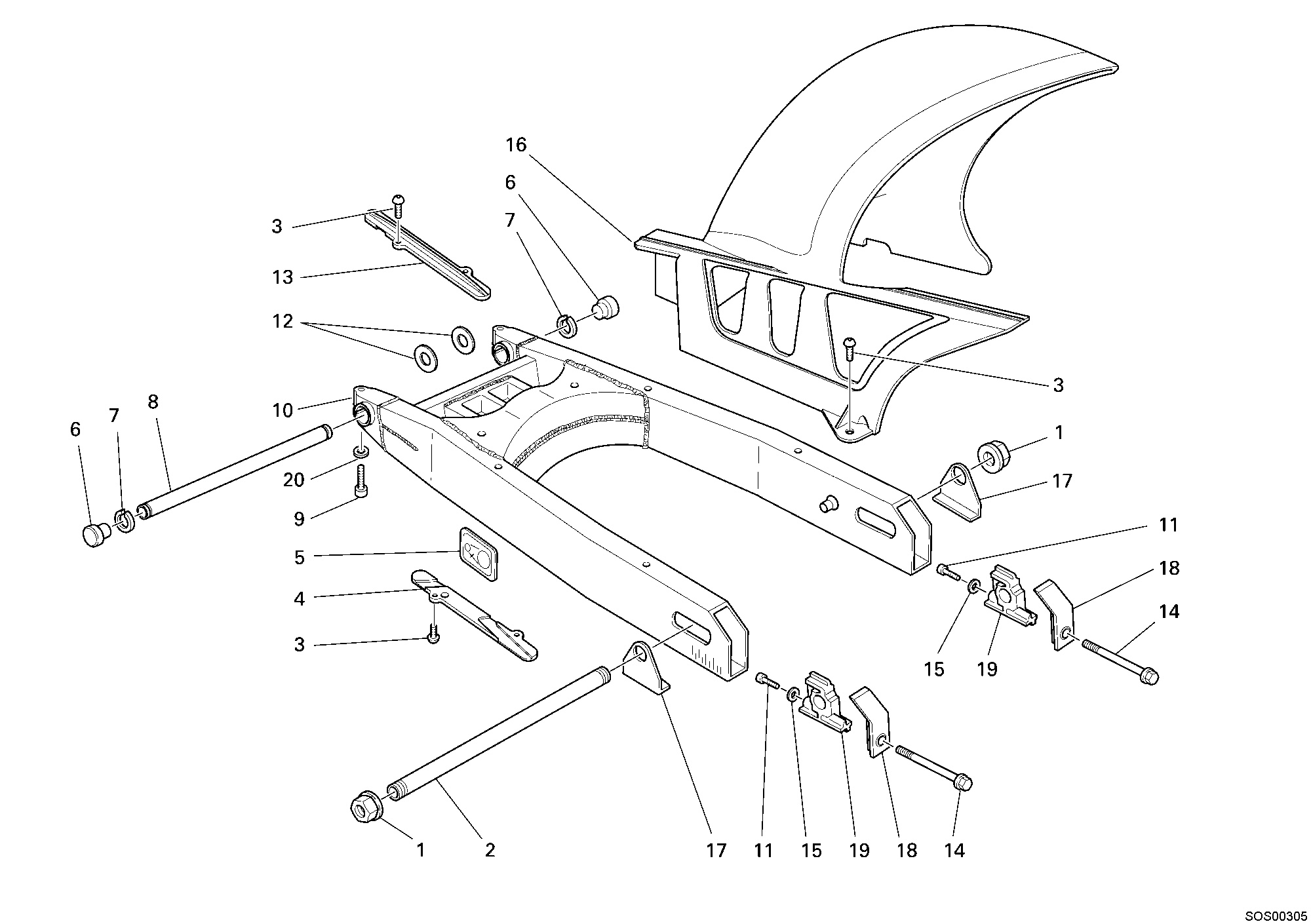 Bras oscillant