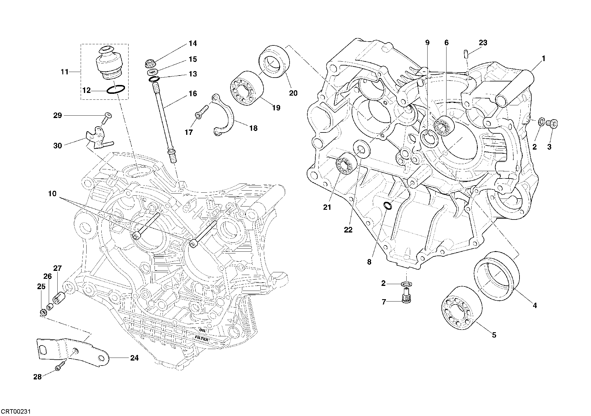 Carter moteur