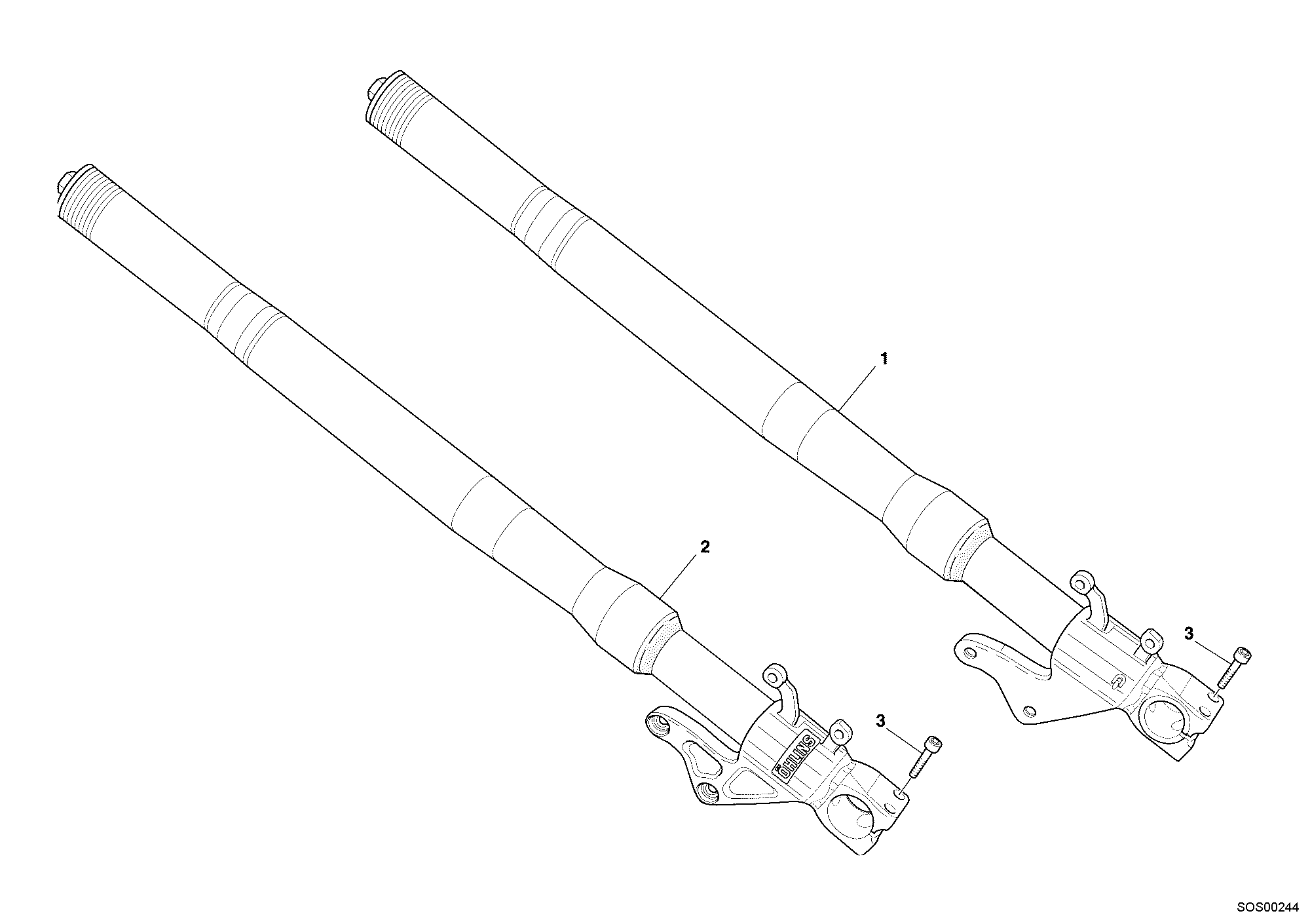 Fourche avant