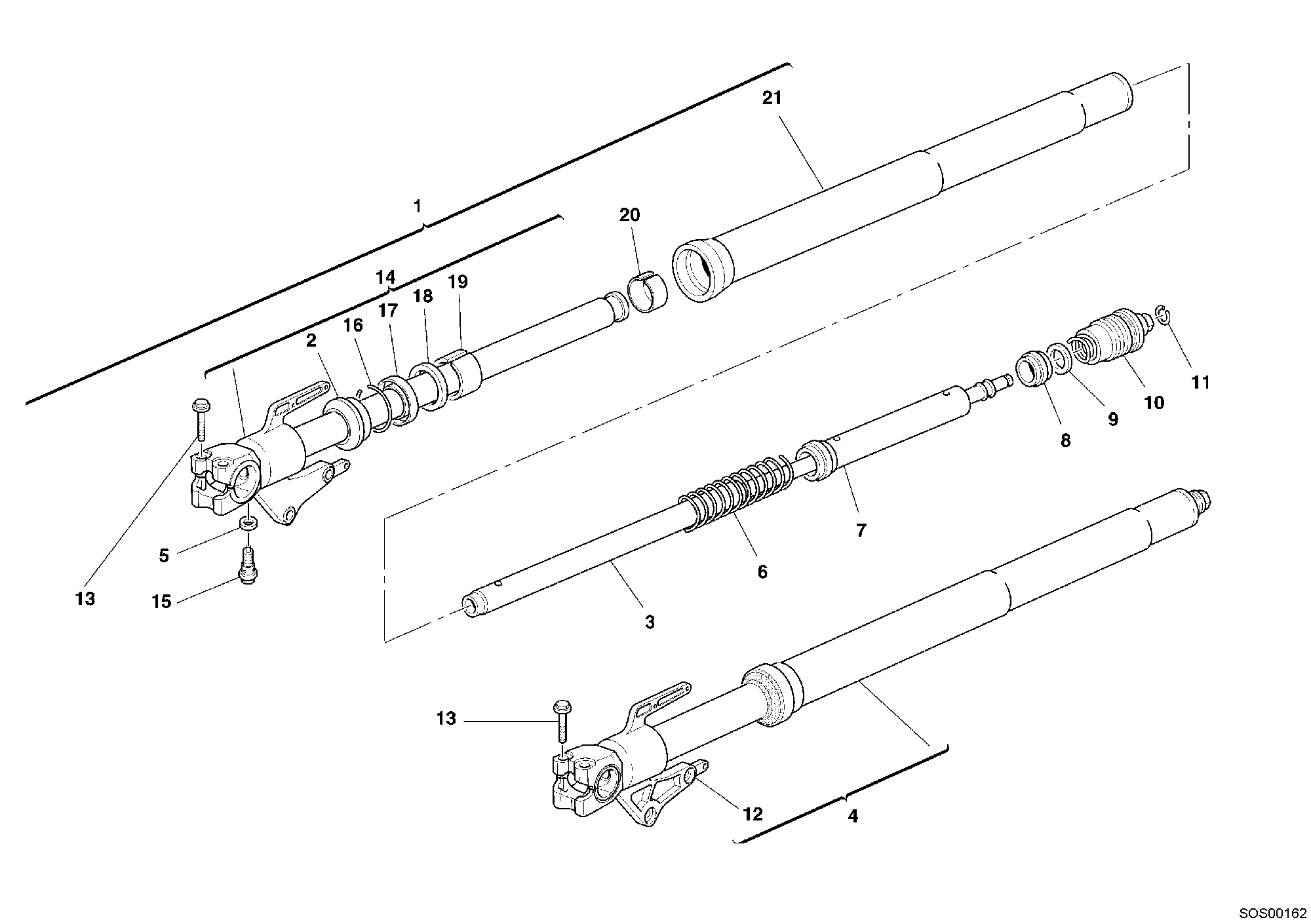 Fourche avant