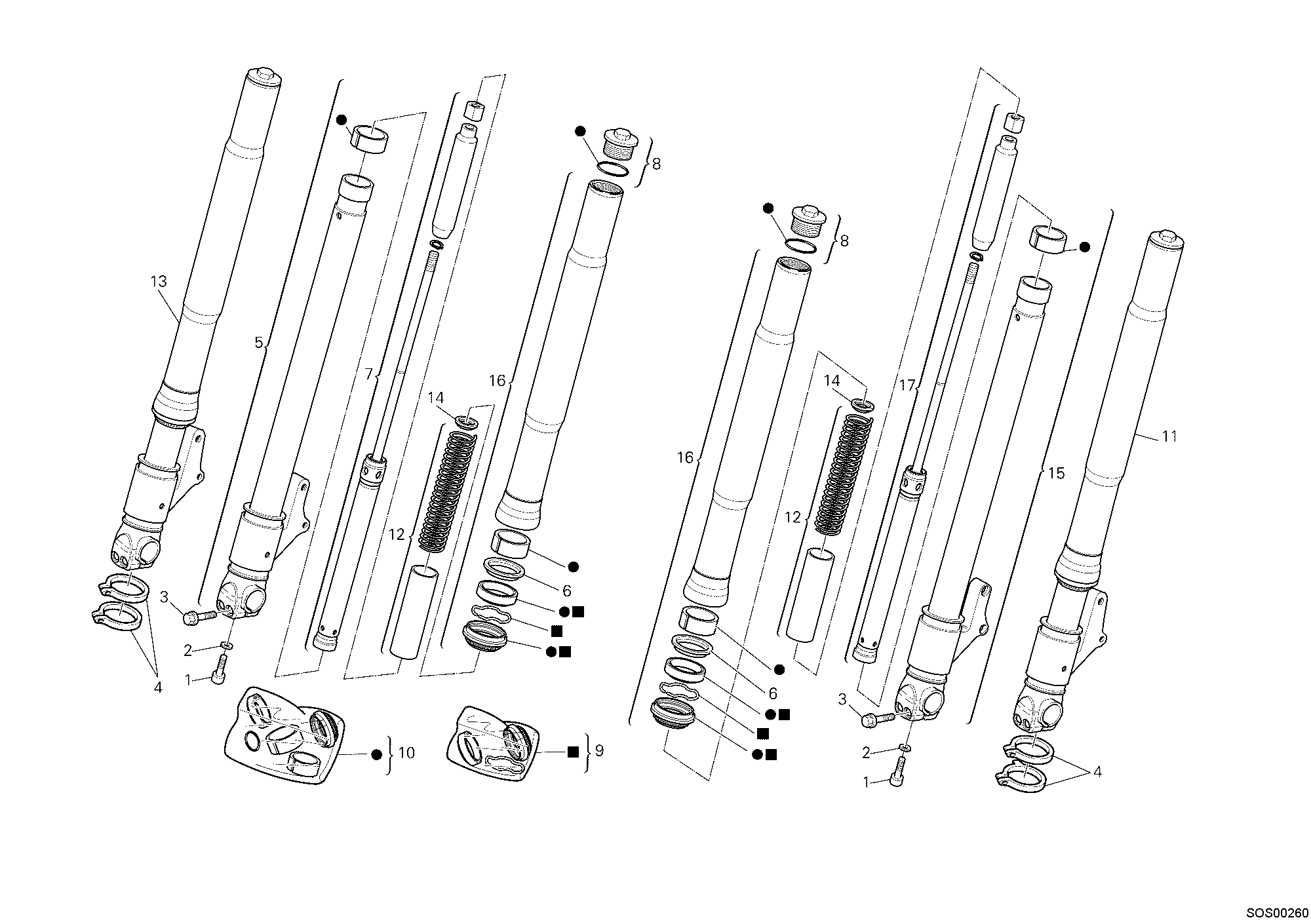 Fourche avant