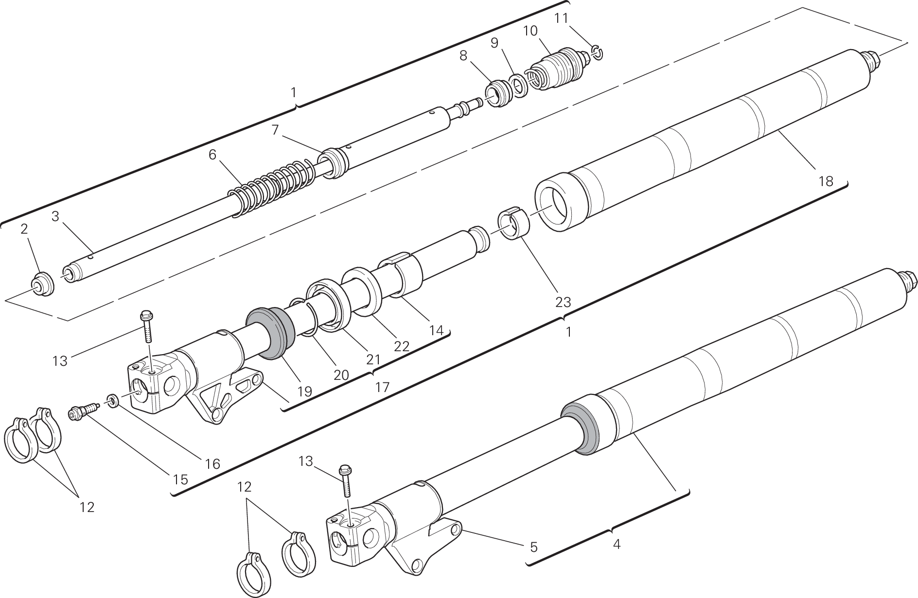 Fourche avant