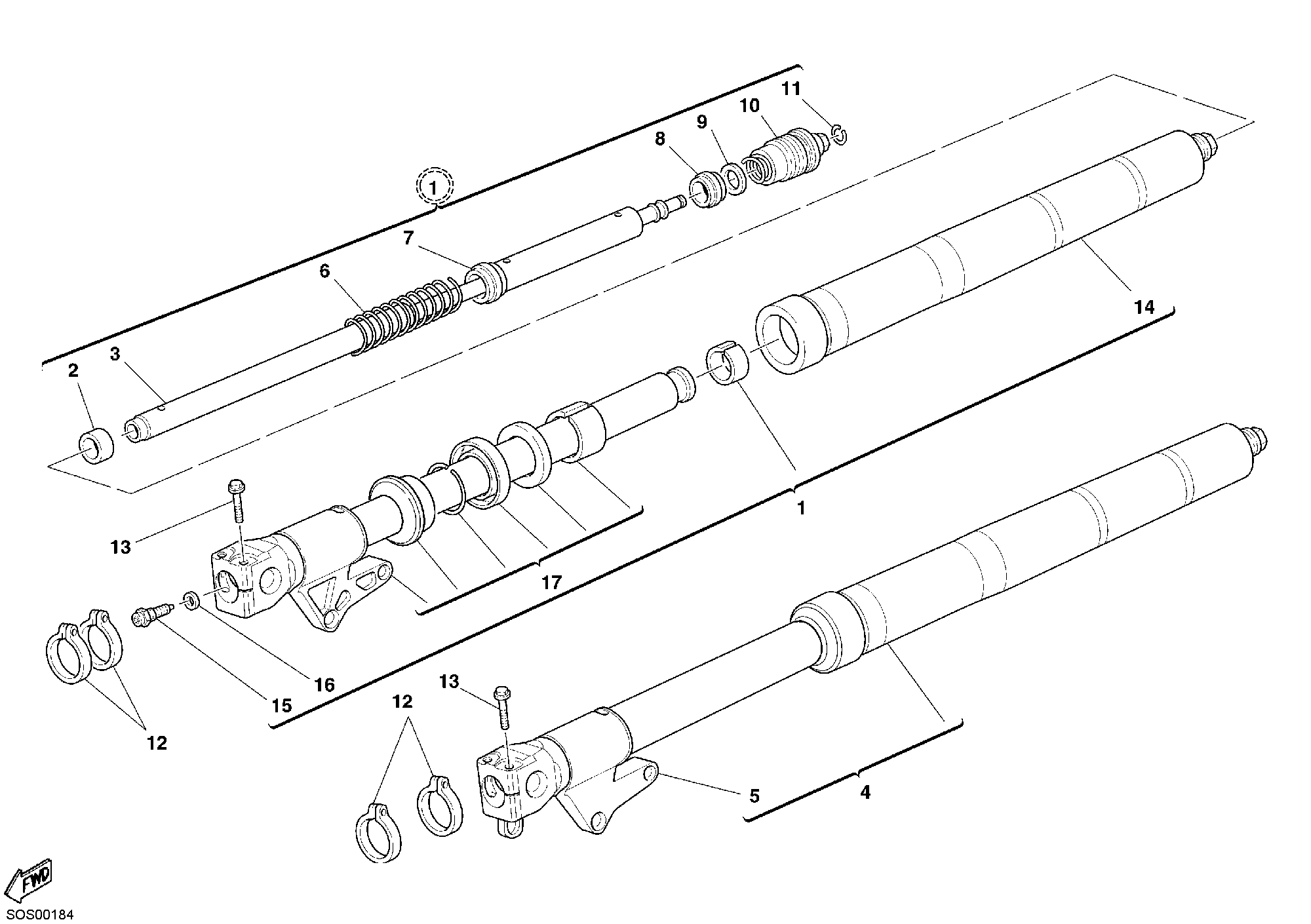 Fourche avant