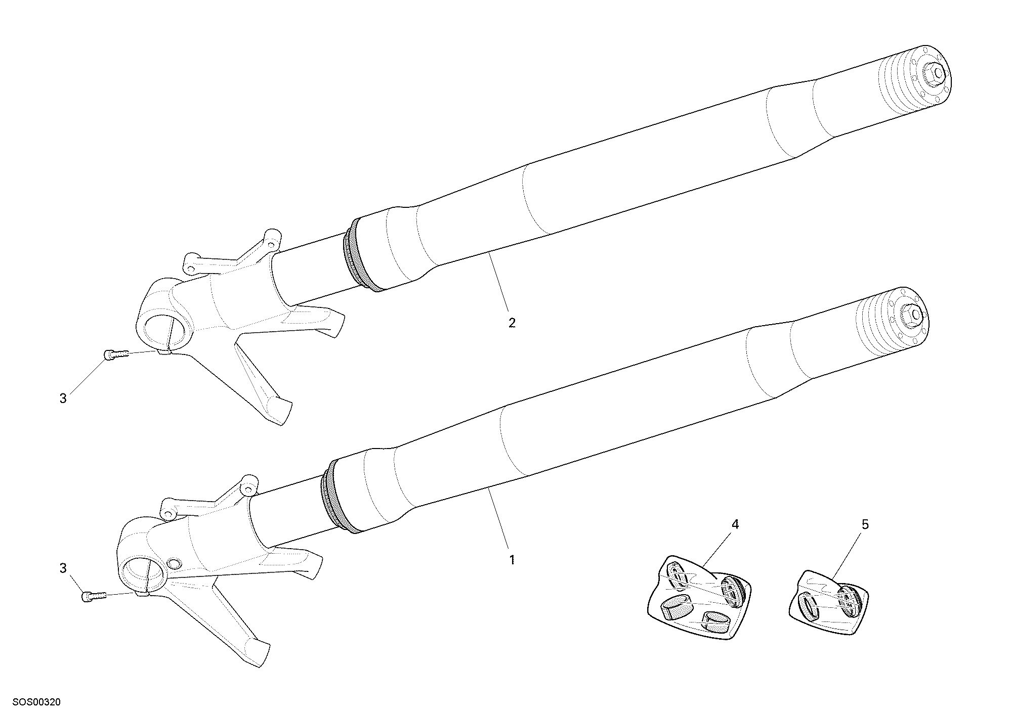 Fourche avant