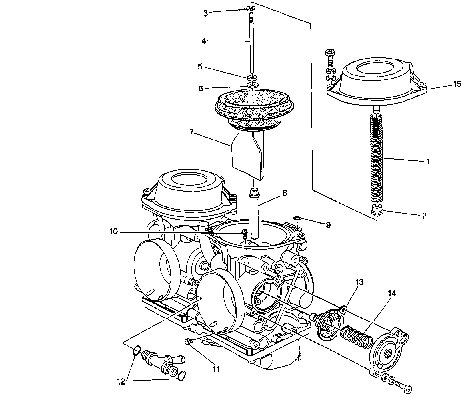 Pieces de rechange carburateur