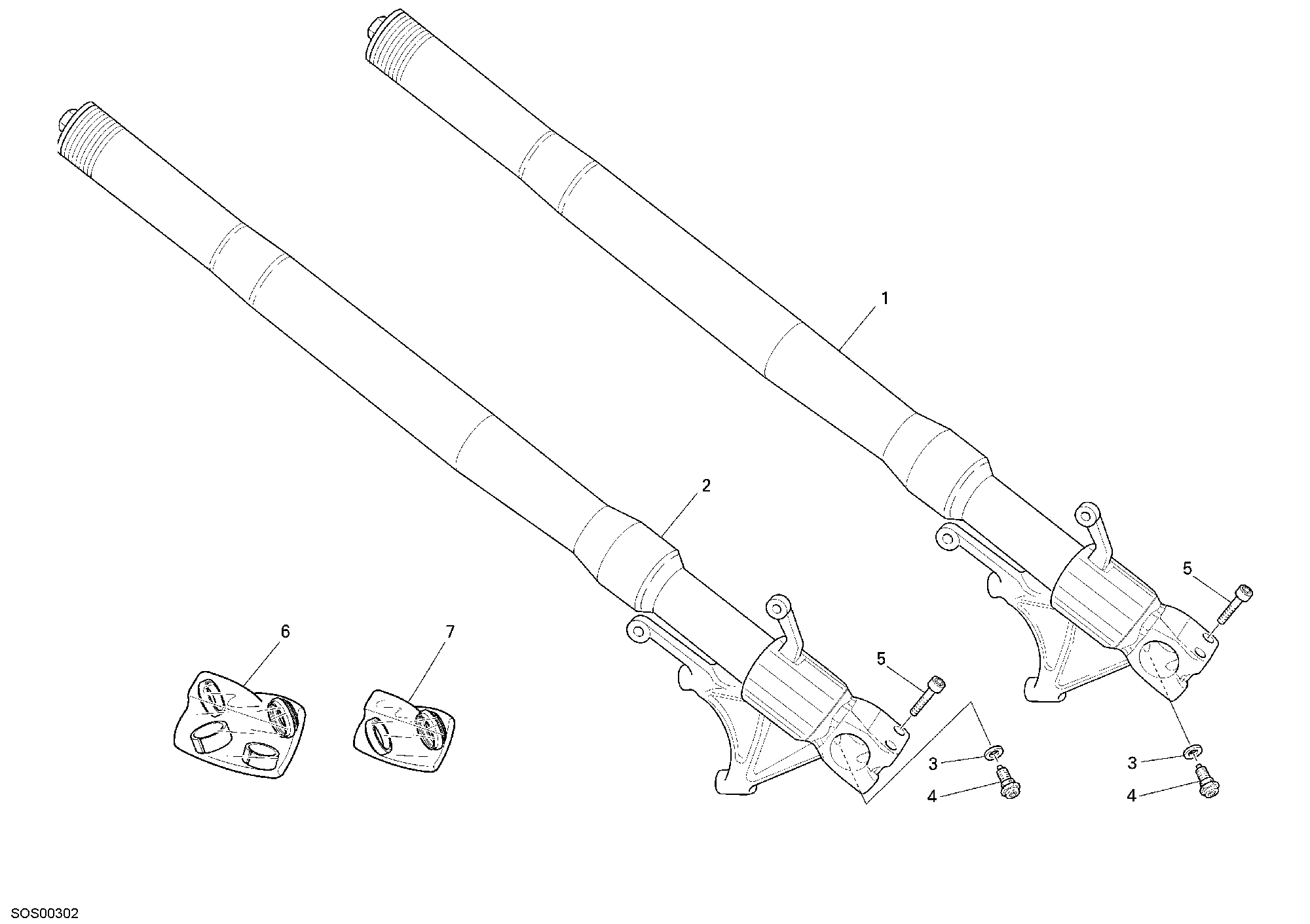 Fourche avant