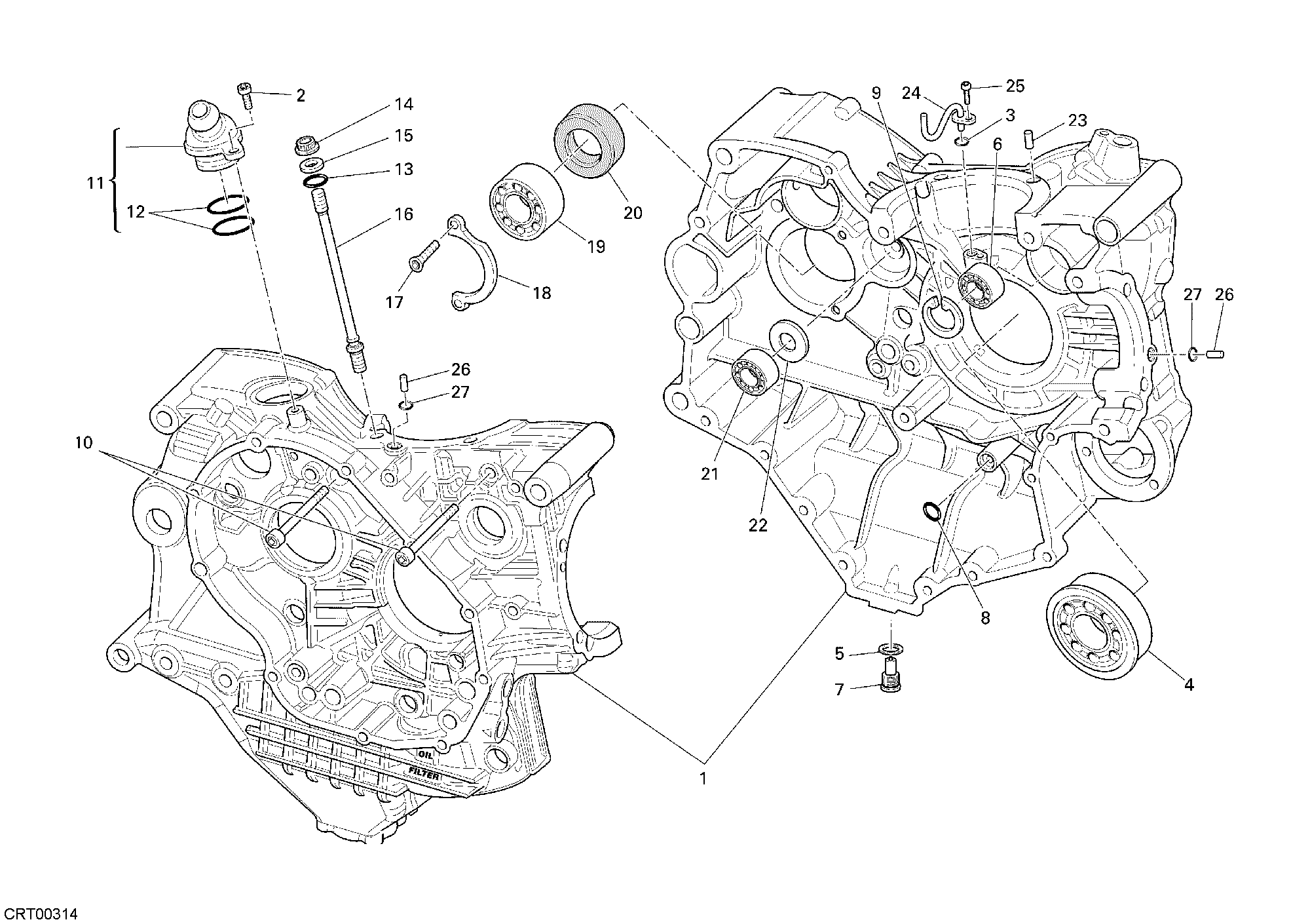 Carter moteur