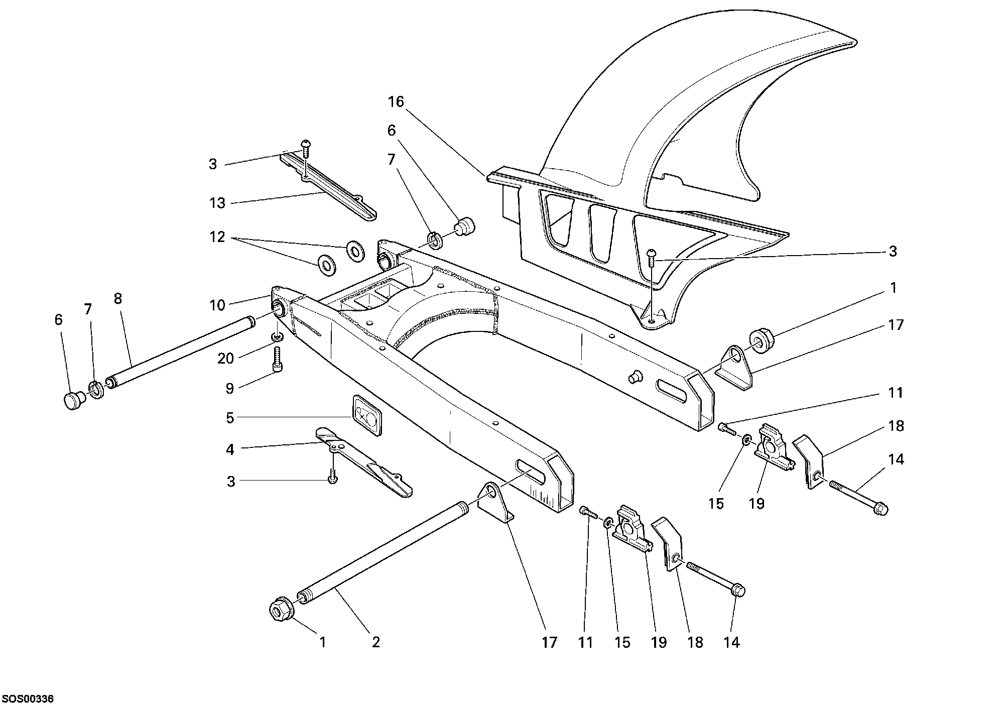 Bras oscillant