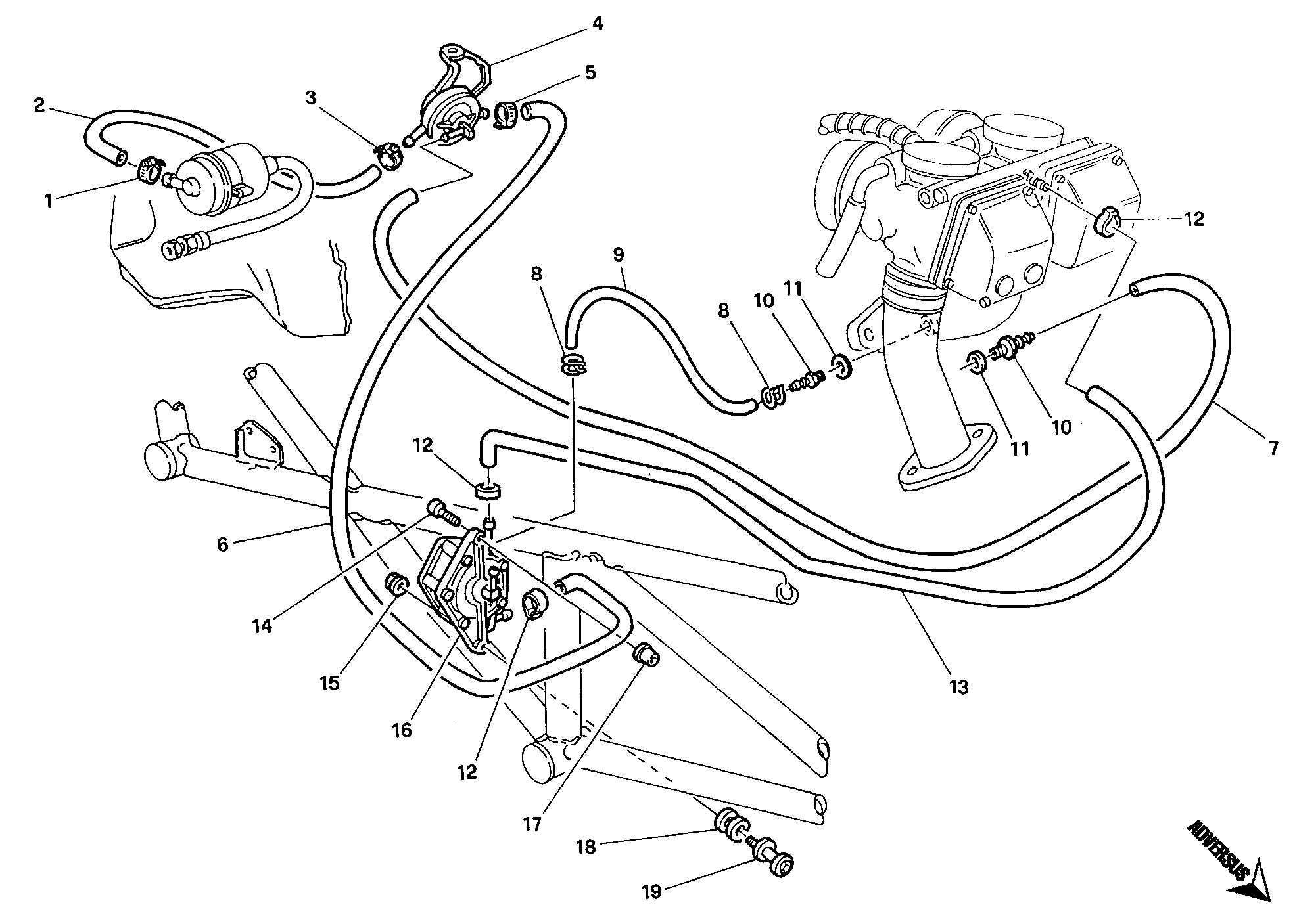 Pompe à carburant DM 009915>