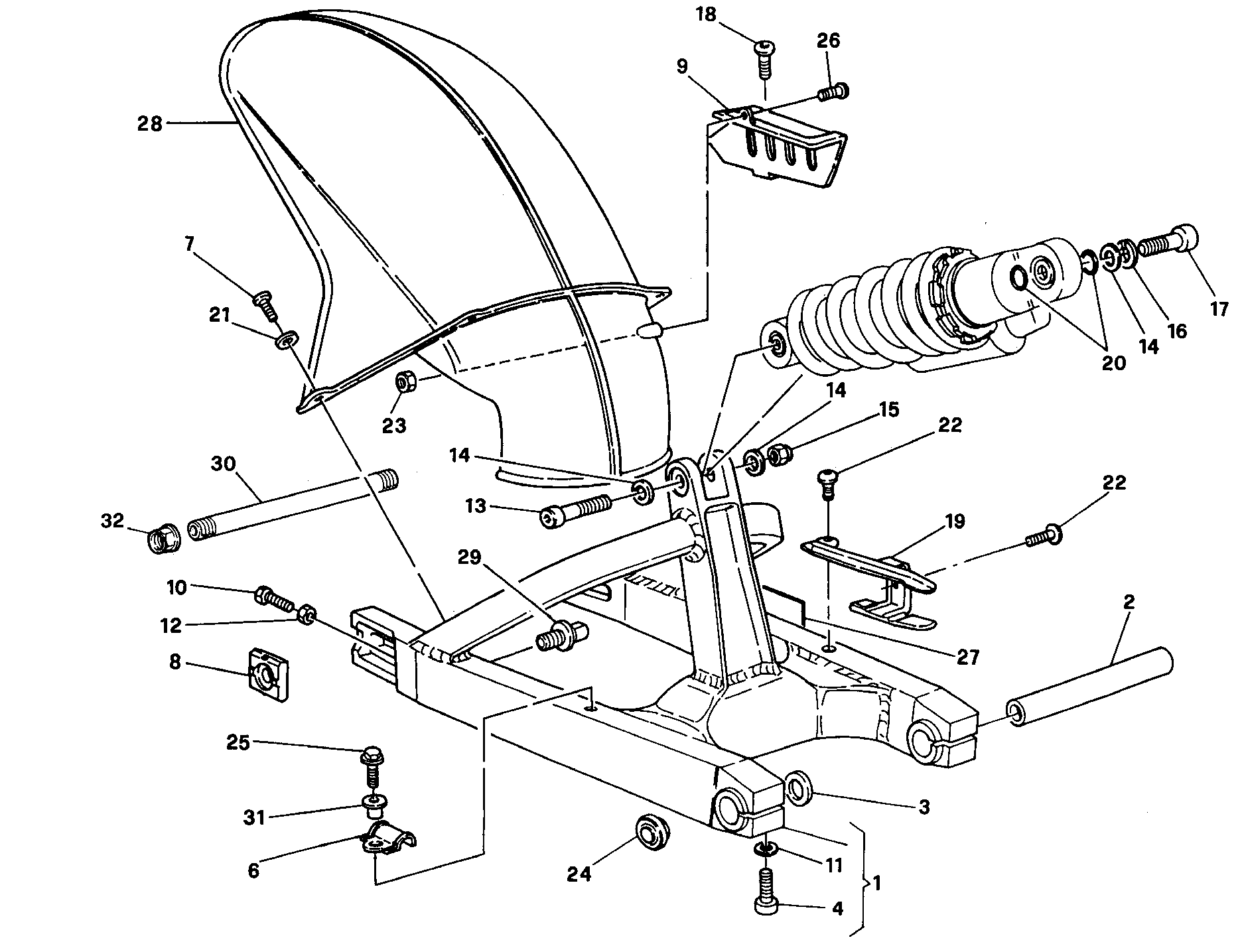 Bras oscillant DM 001365-006006