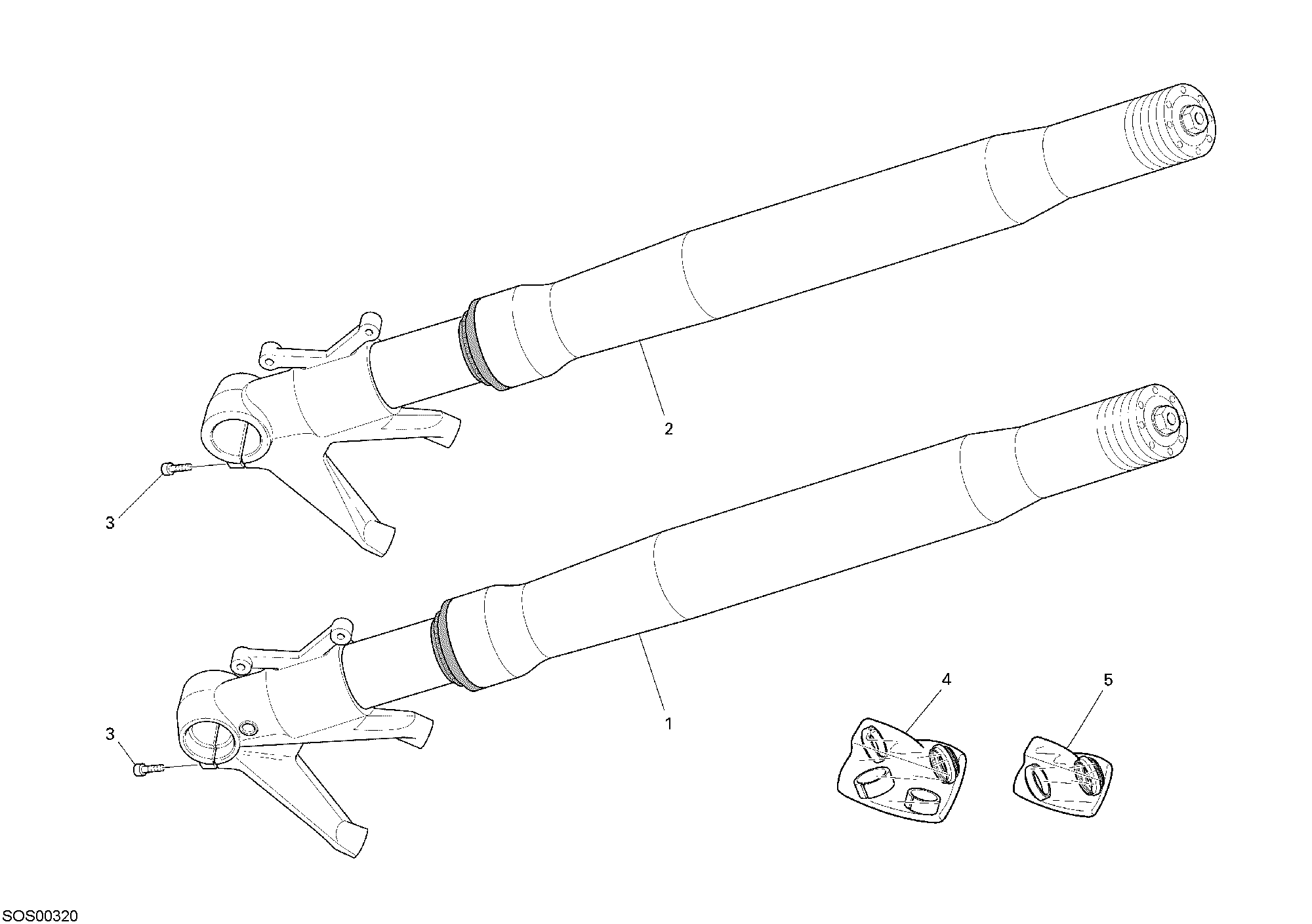Fourche avant