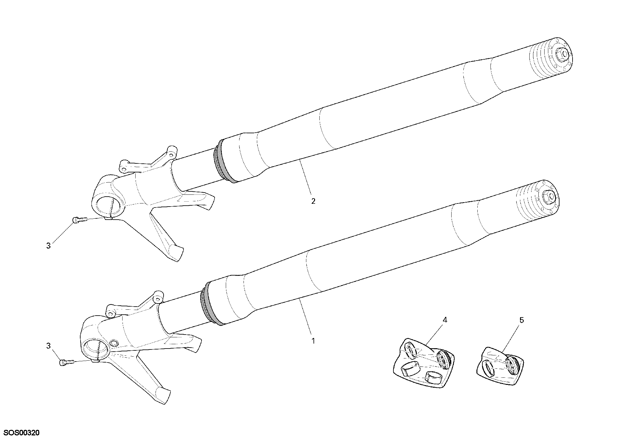 Fourche avant