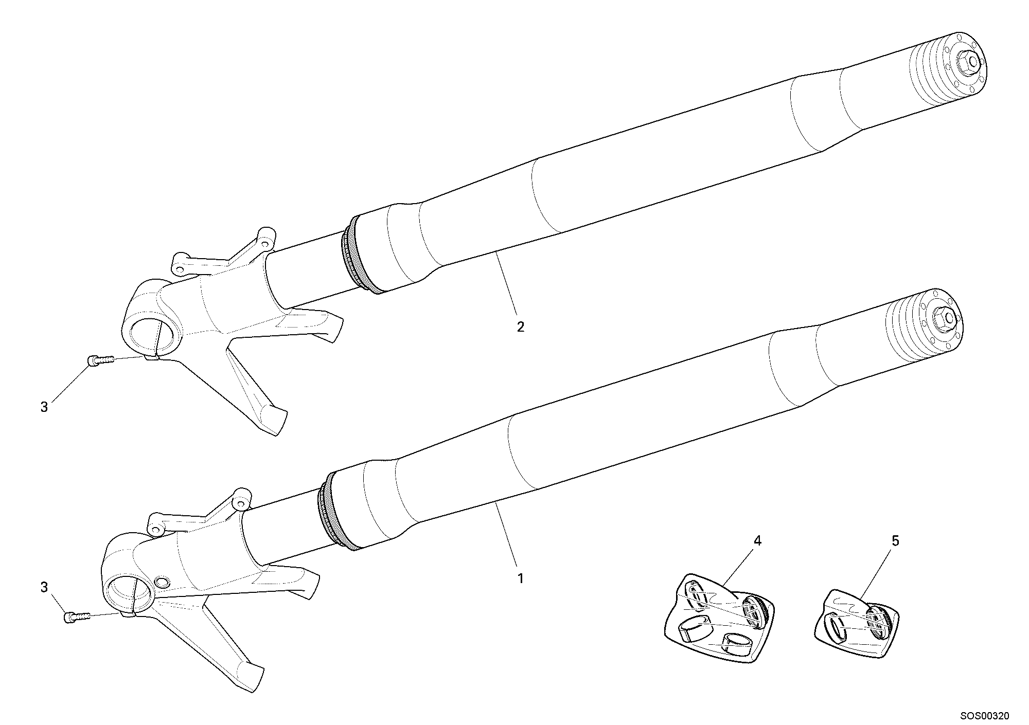 Fourche avant