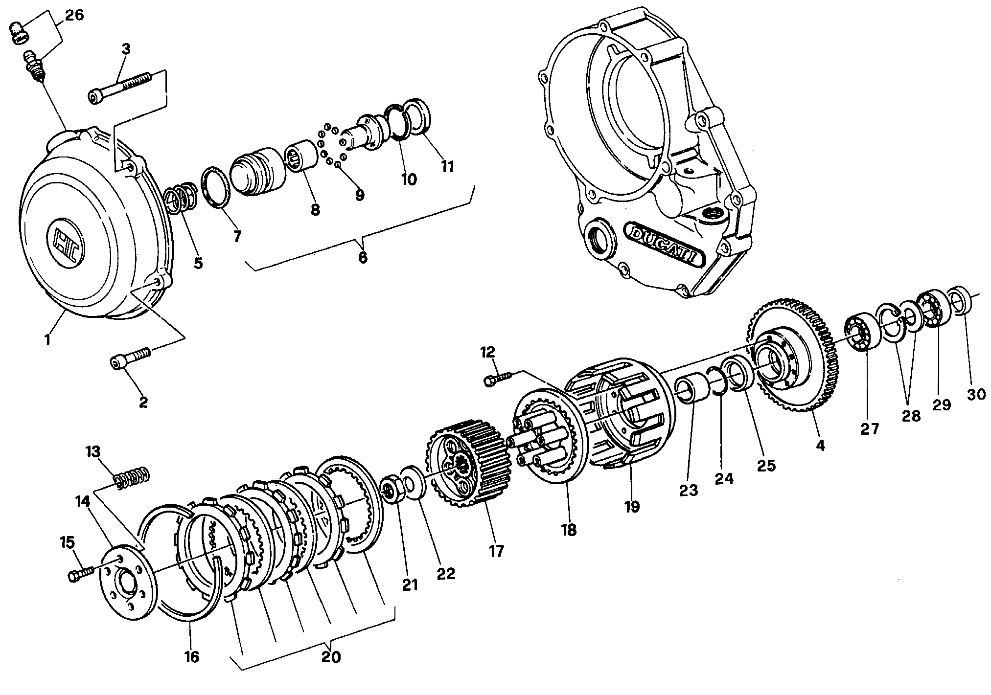 Embrayage à sec fmm 001274