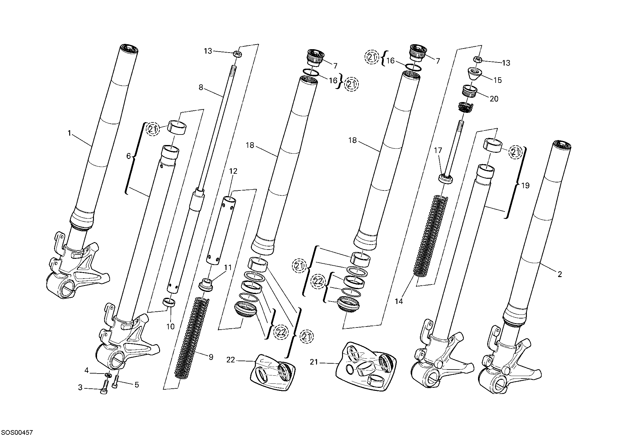 Fourche avant