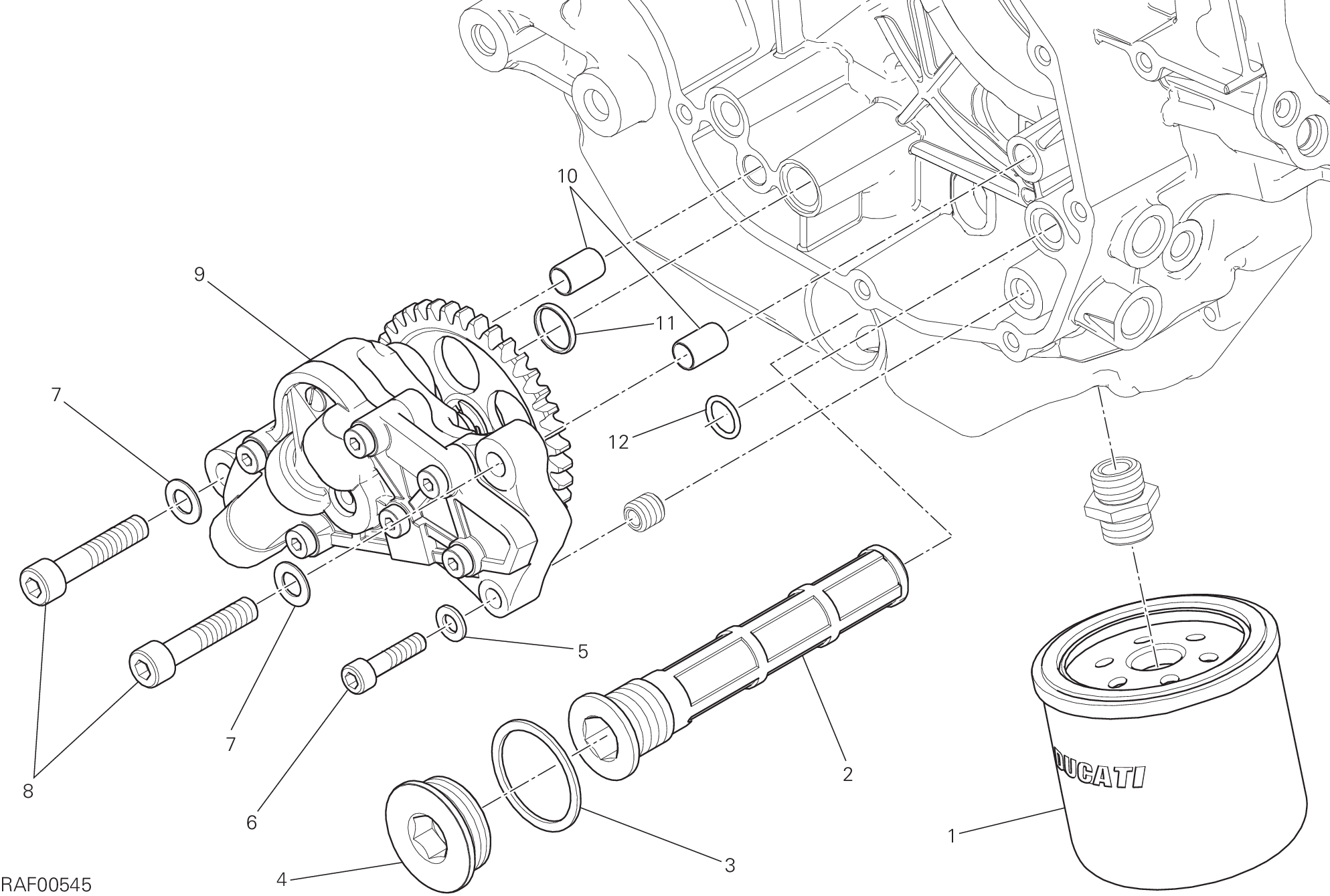 Filtres et pompe à huile