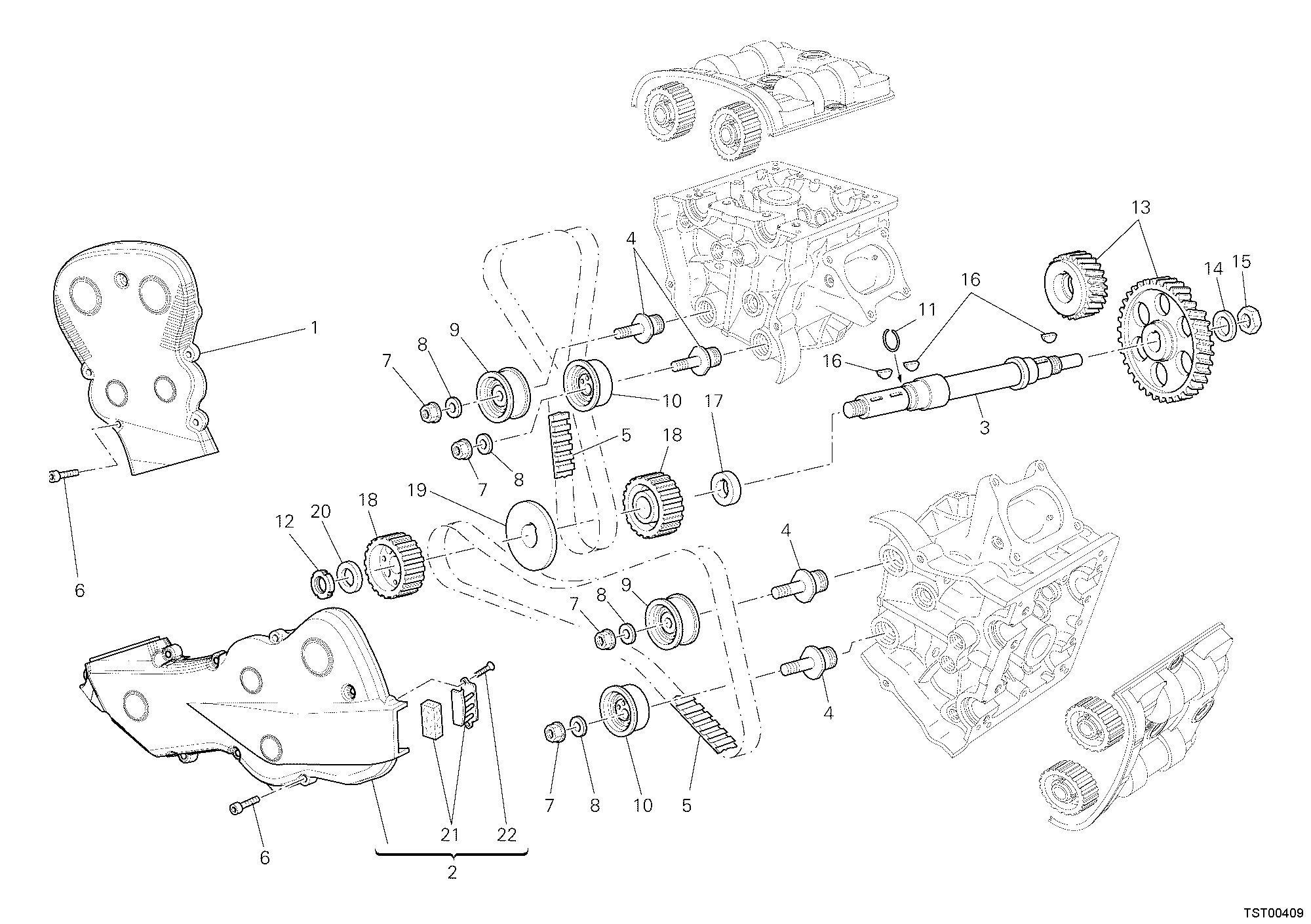 Courroie distribution
