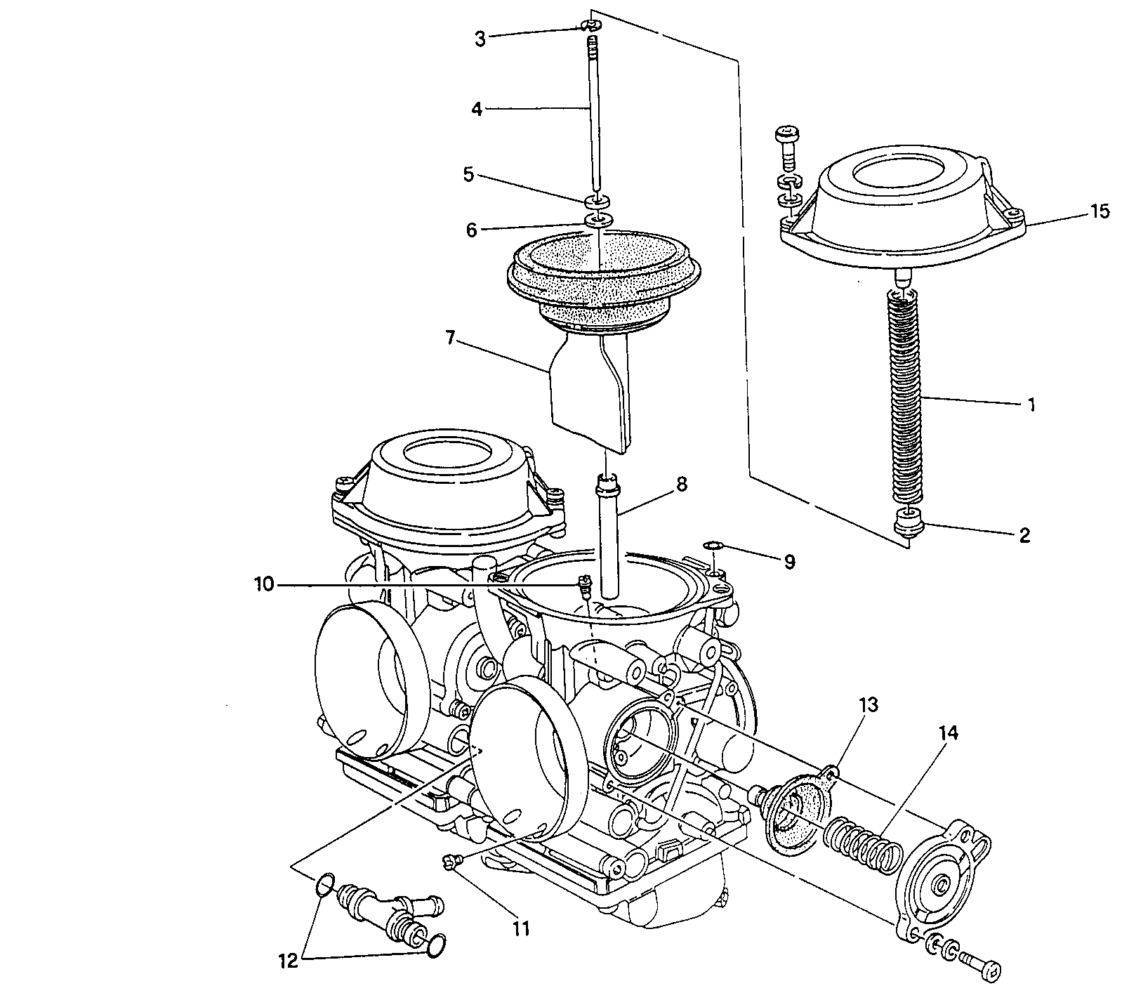 Pieces de rechange carburateur