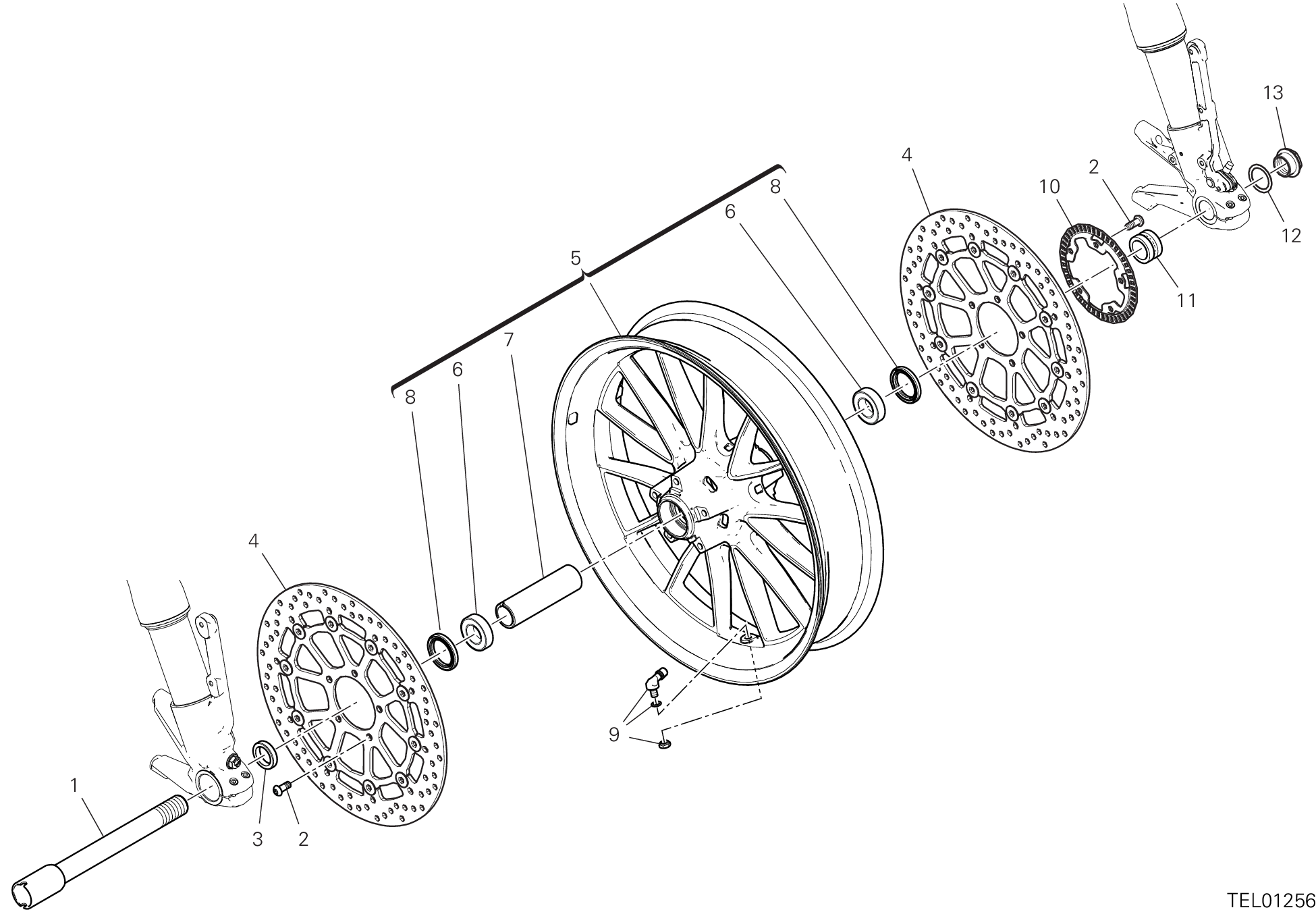 Roue avant