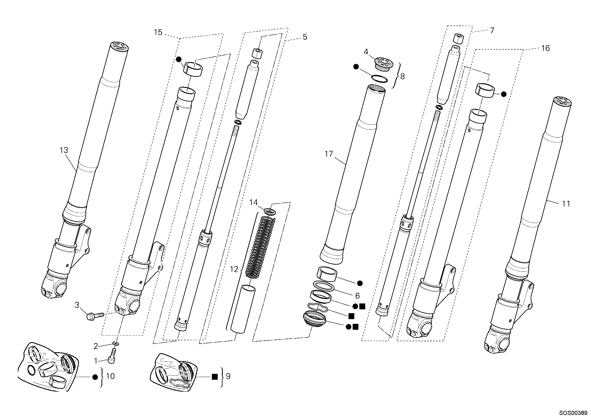 Fourche avant